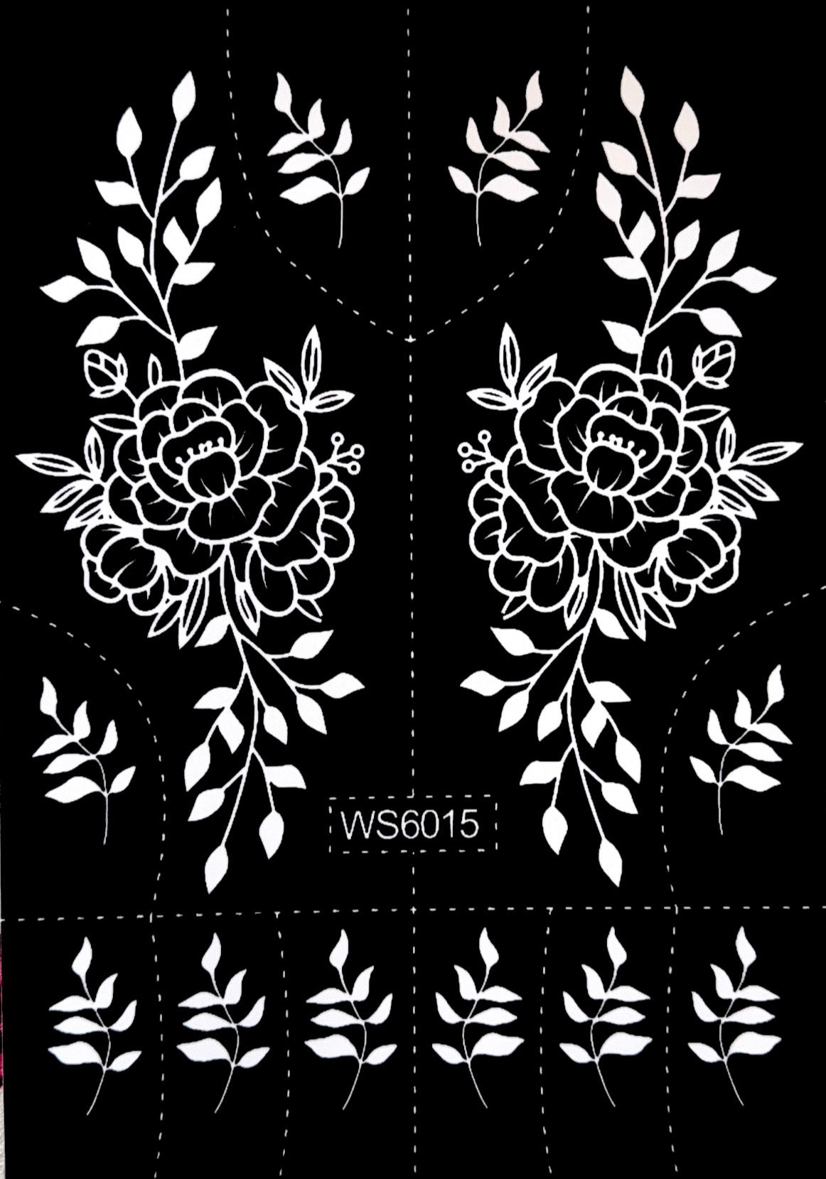 Henna Stencil WS6015