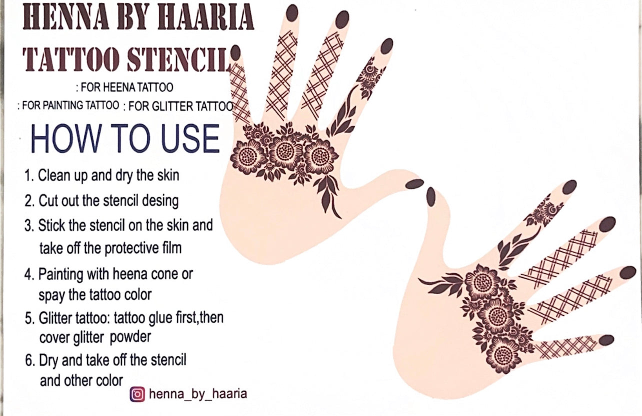 Henna Stencil Erio