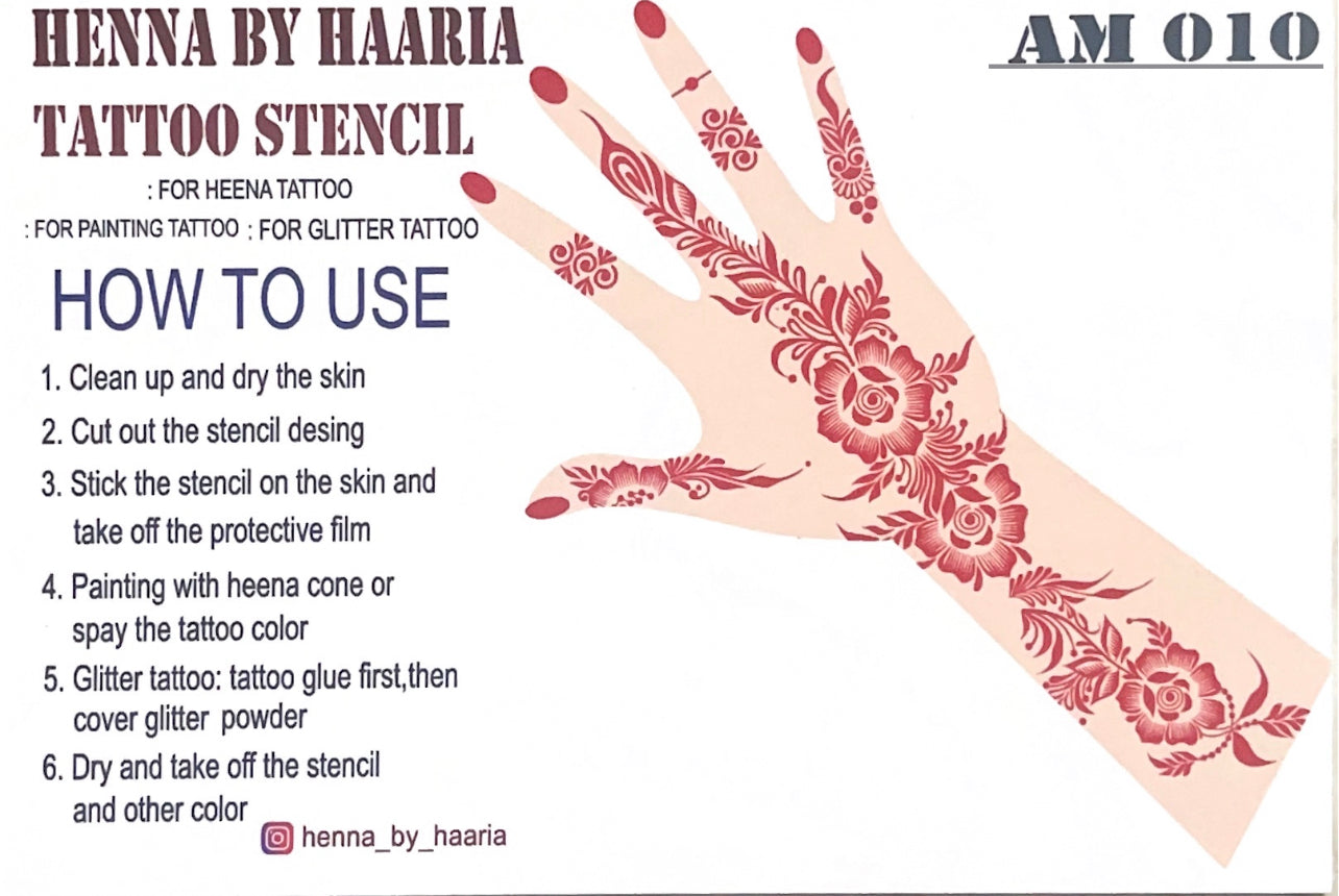Henna Stencil Calm
