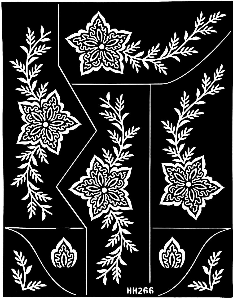 Henna Stencil Star
