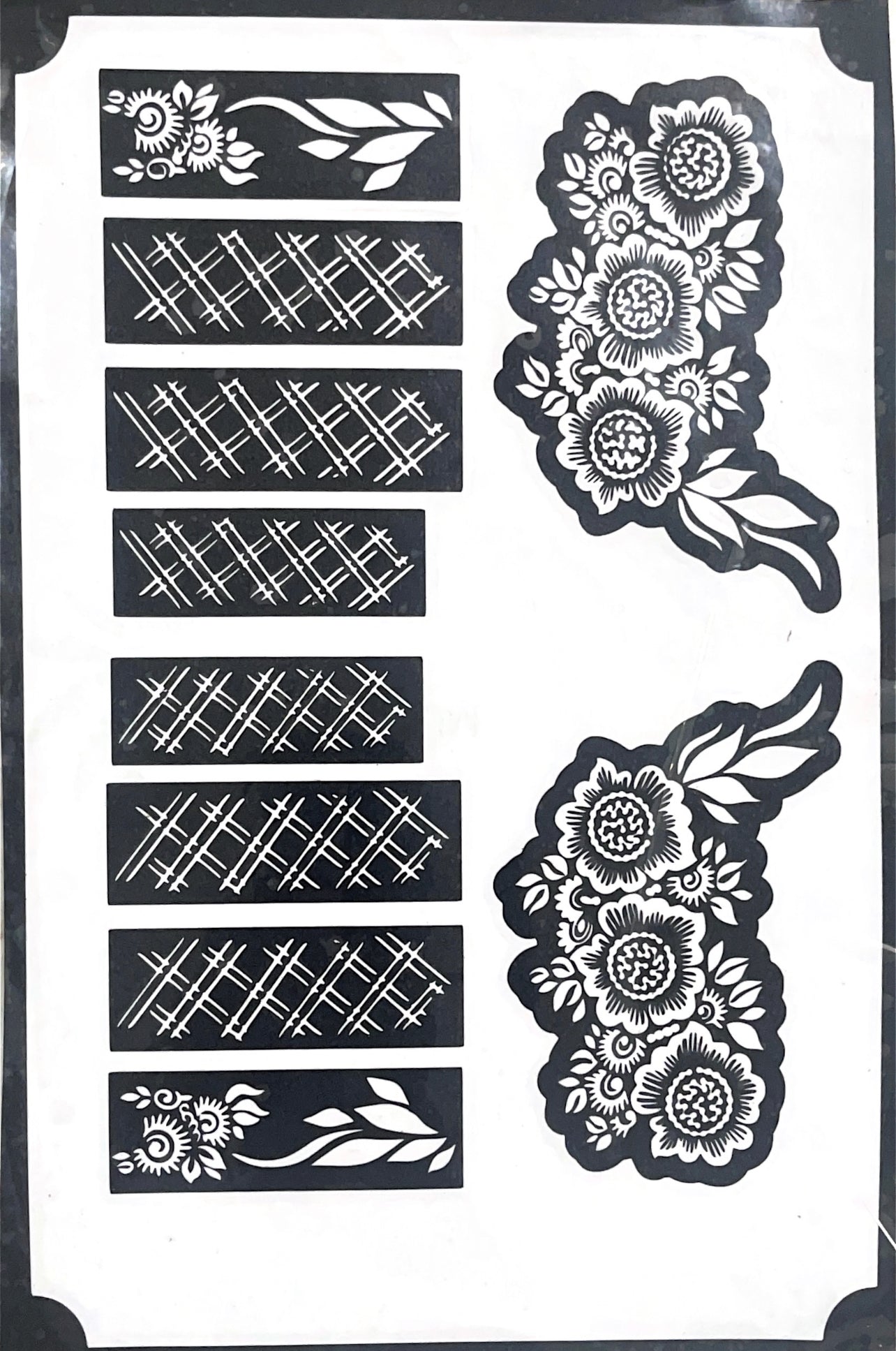 Henna Stencil Erio