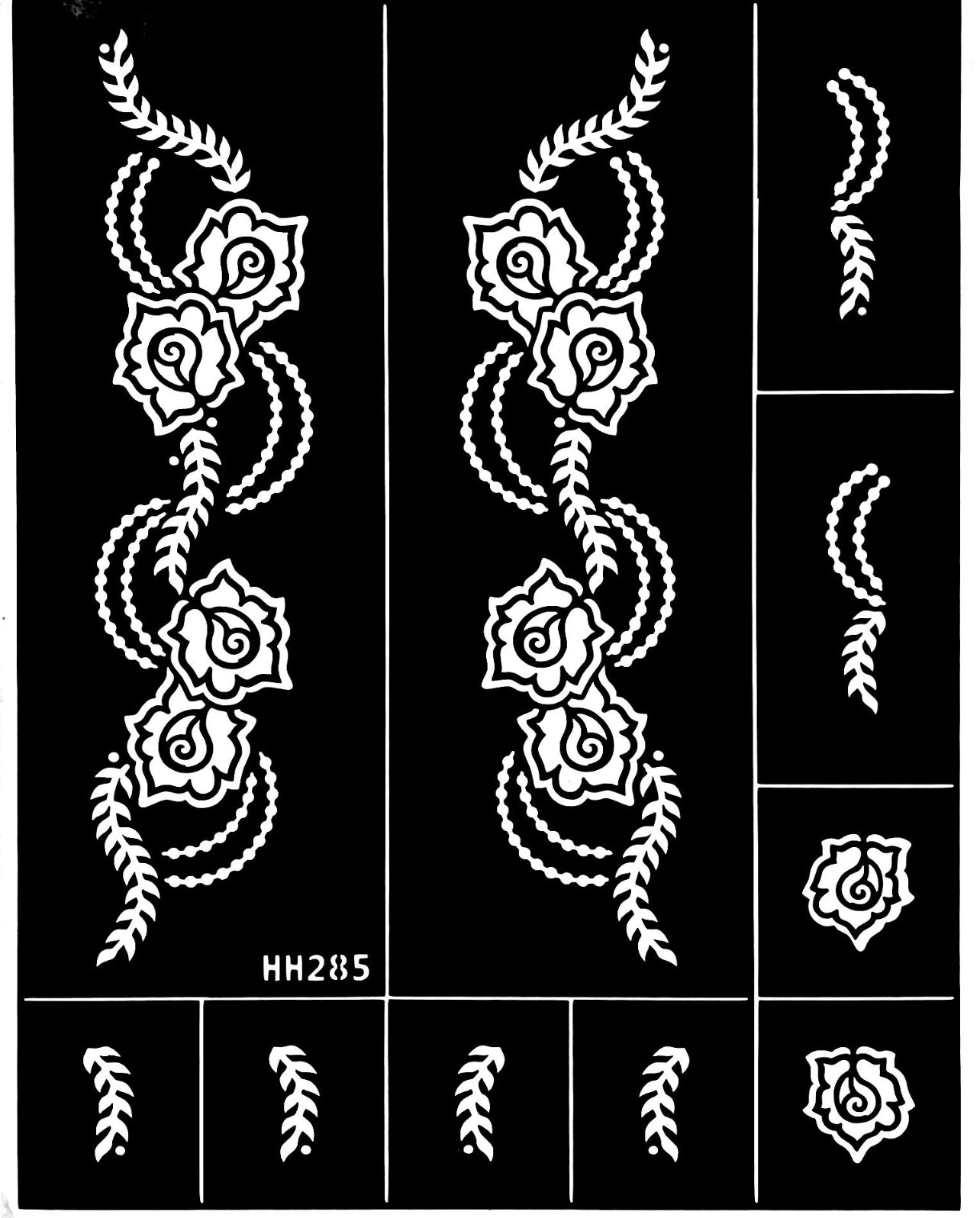 Henna Stencil Fivini