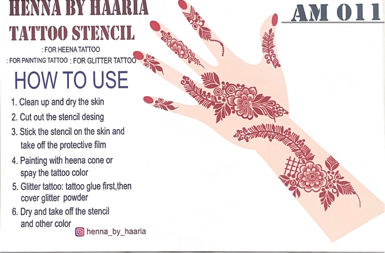 Henna Stencil Enbec