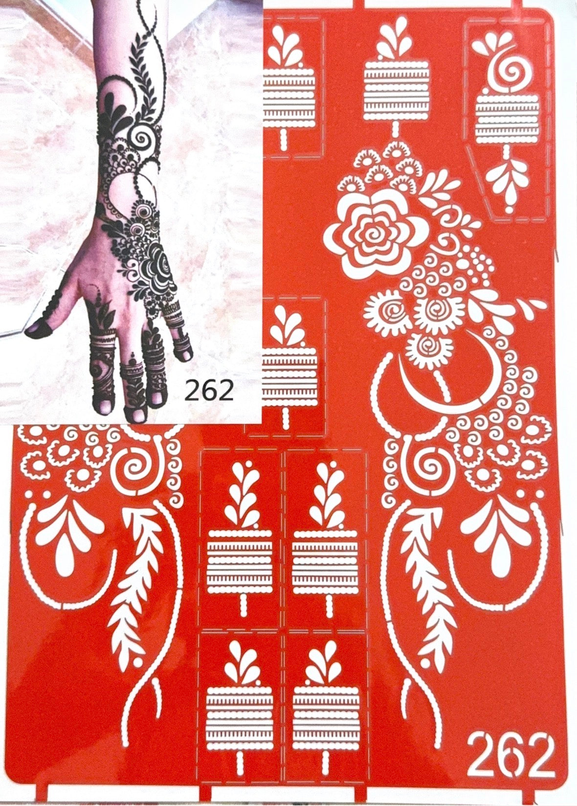 Henna Stencil C262