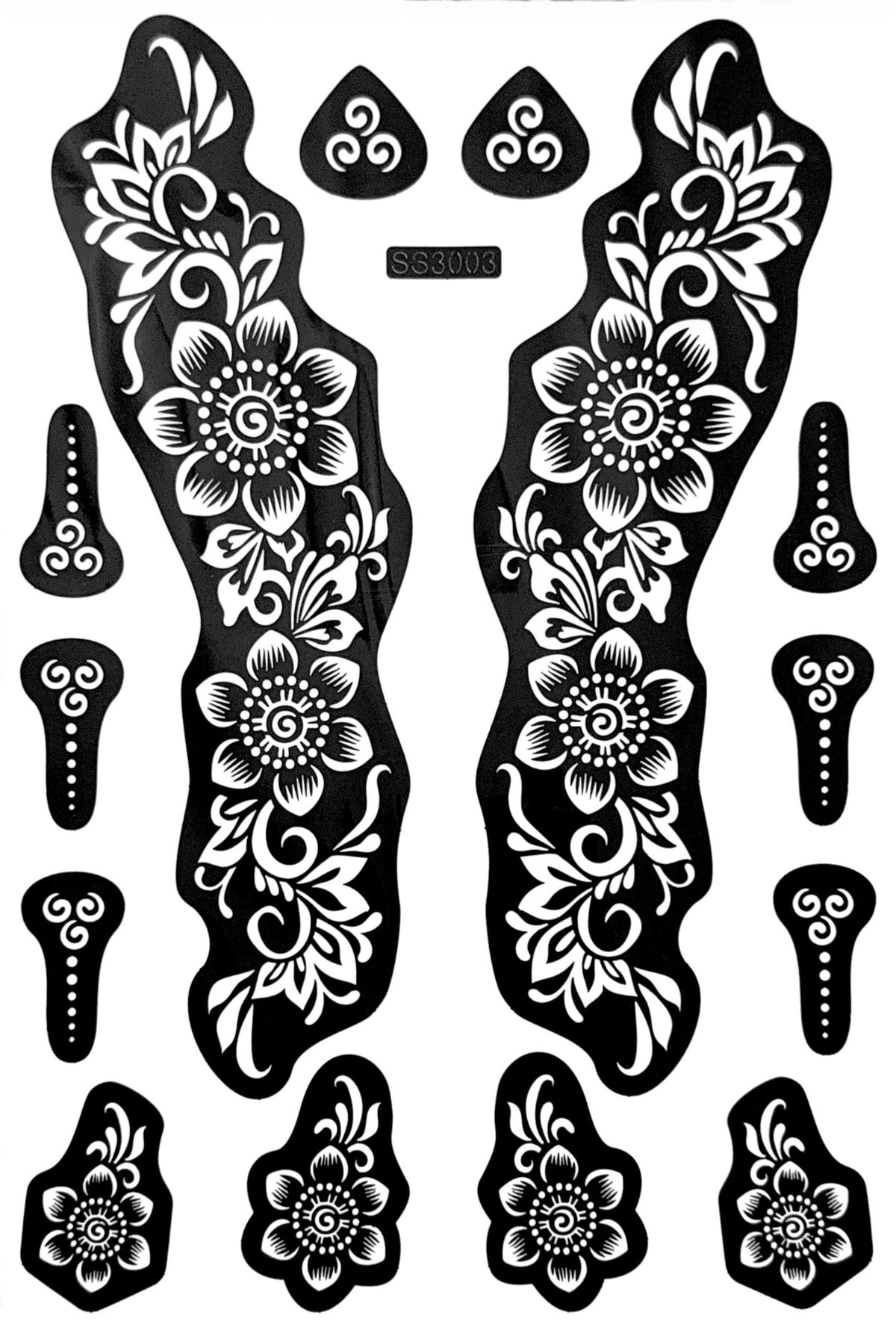 Henna Stencil SS3003