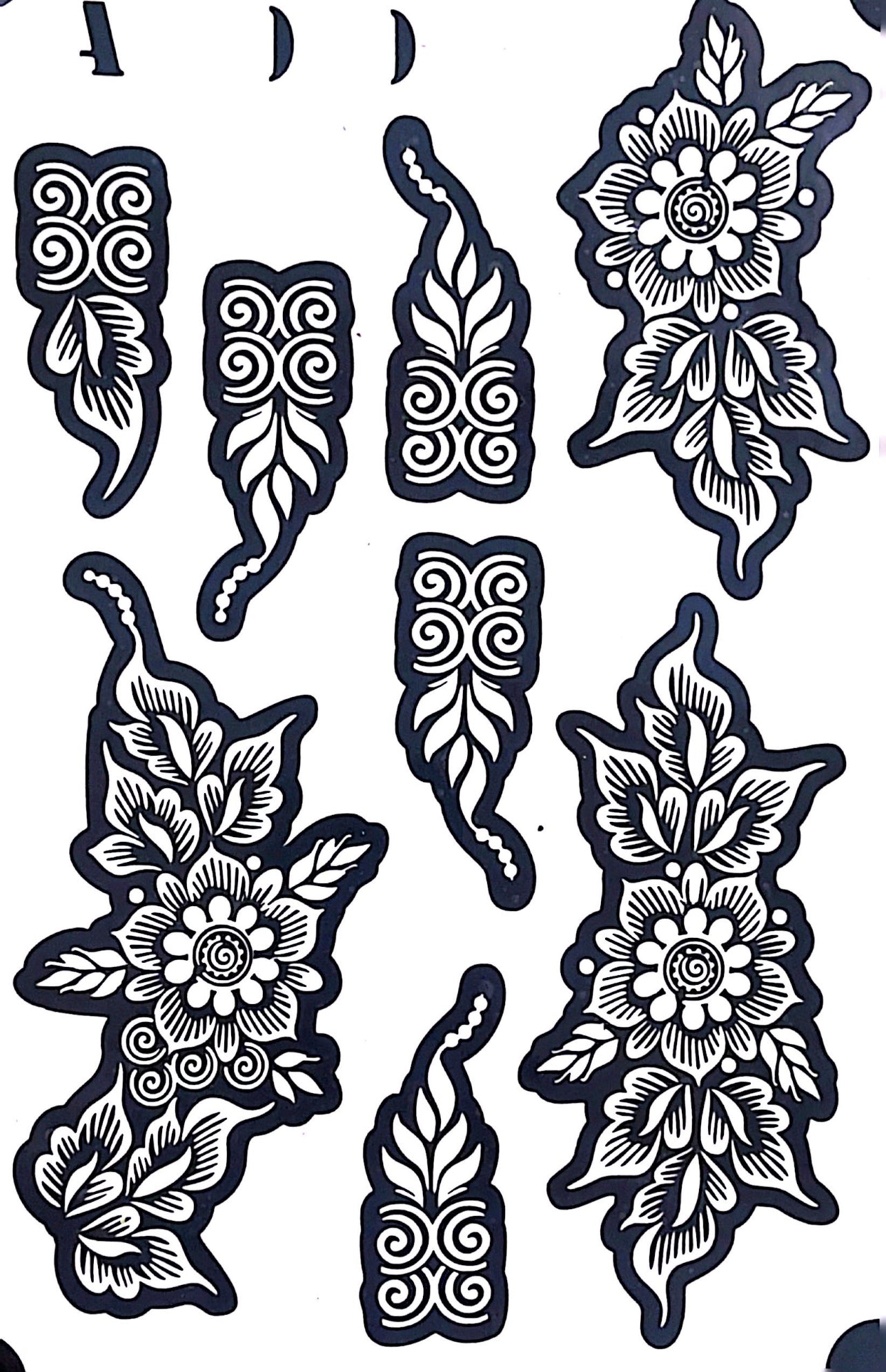 Henna Stencil Hexions