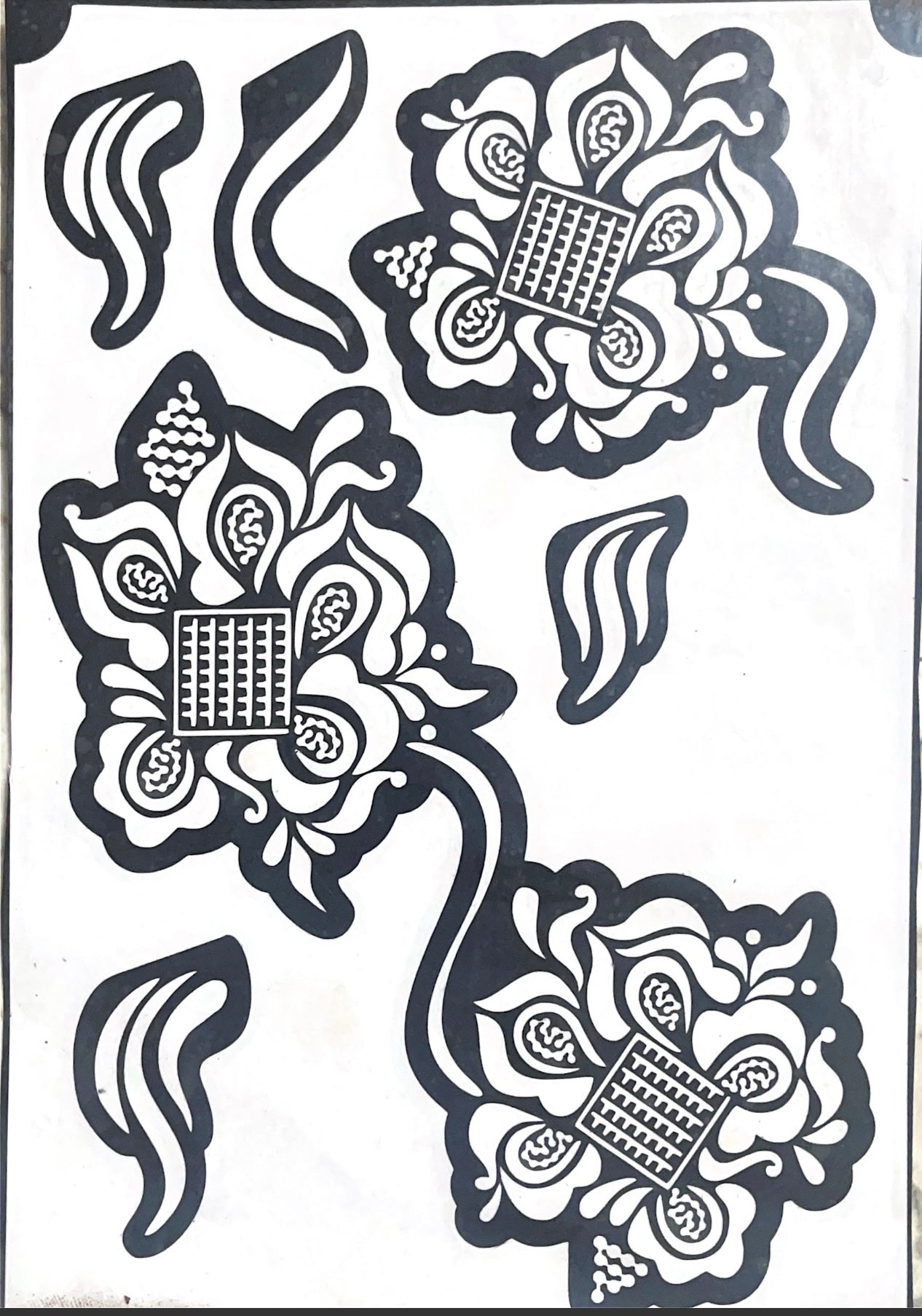 Henna Stencil Rockzo