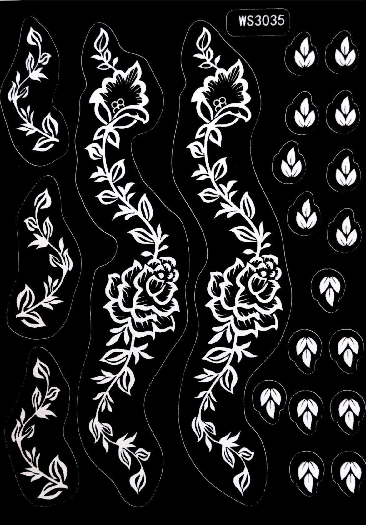 Henna Stencil WS3035