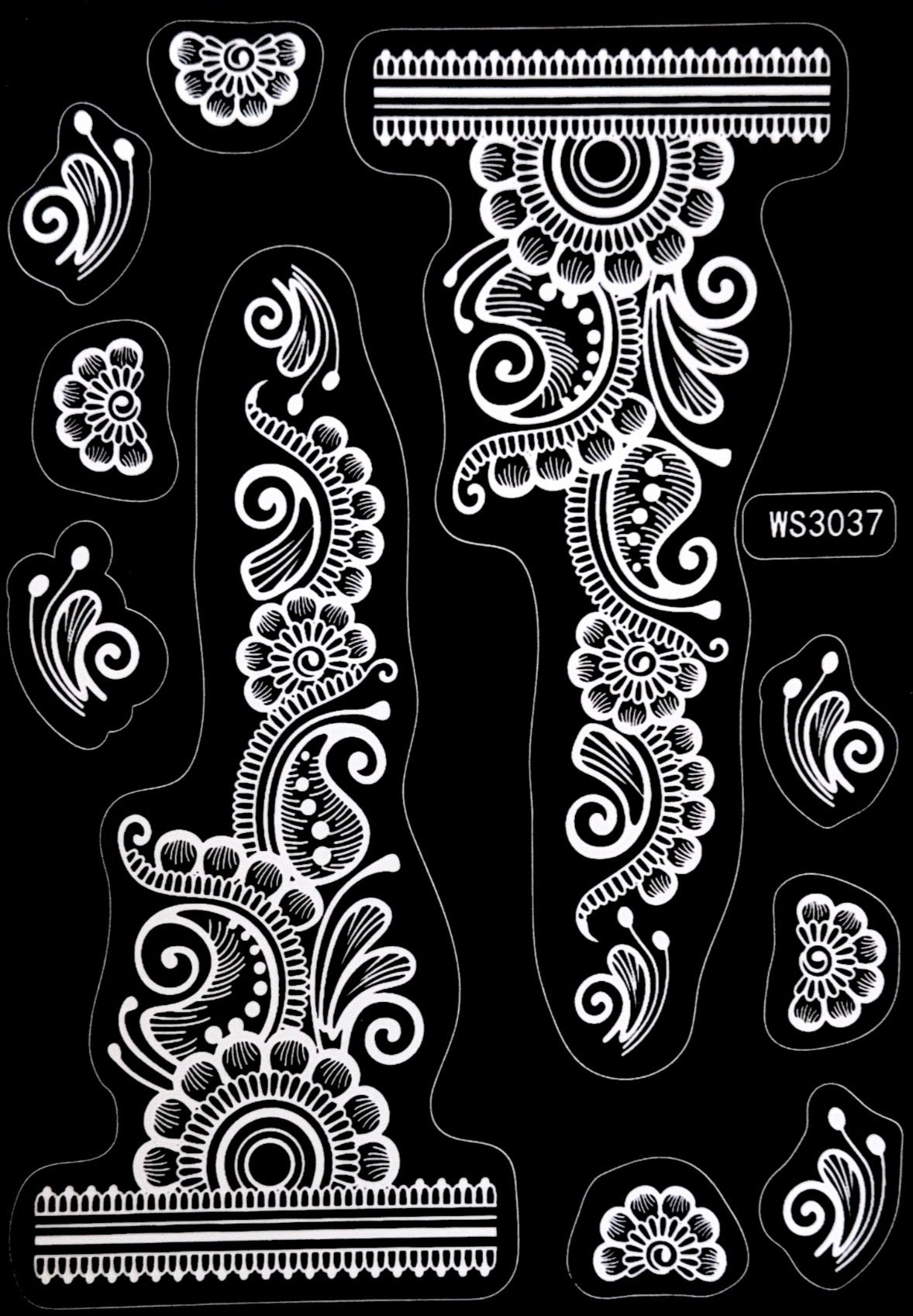 Henna Stencil WS3037