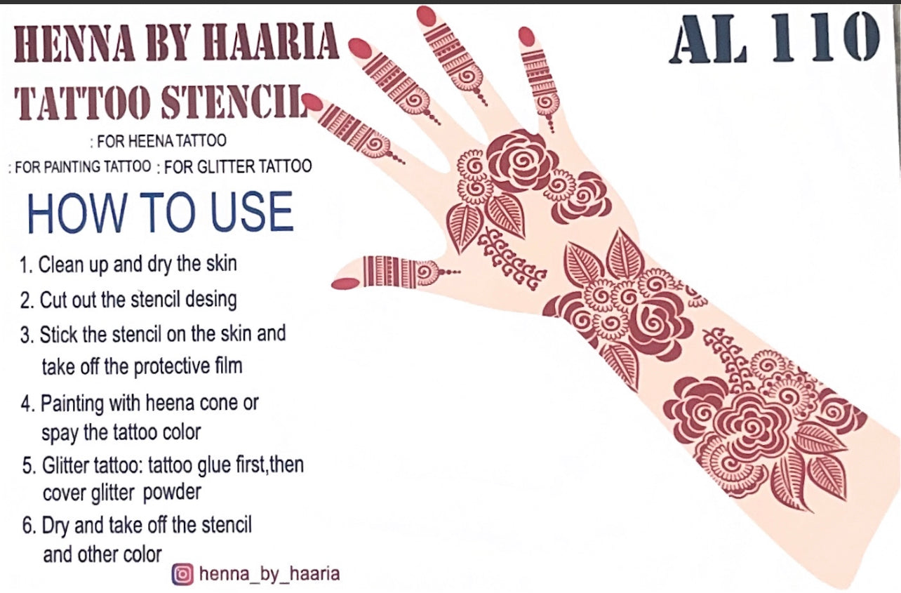 Henna Stencil Wofoz
