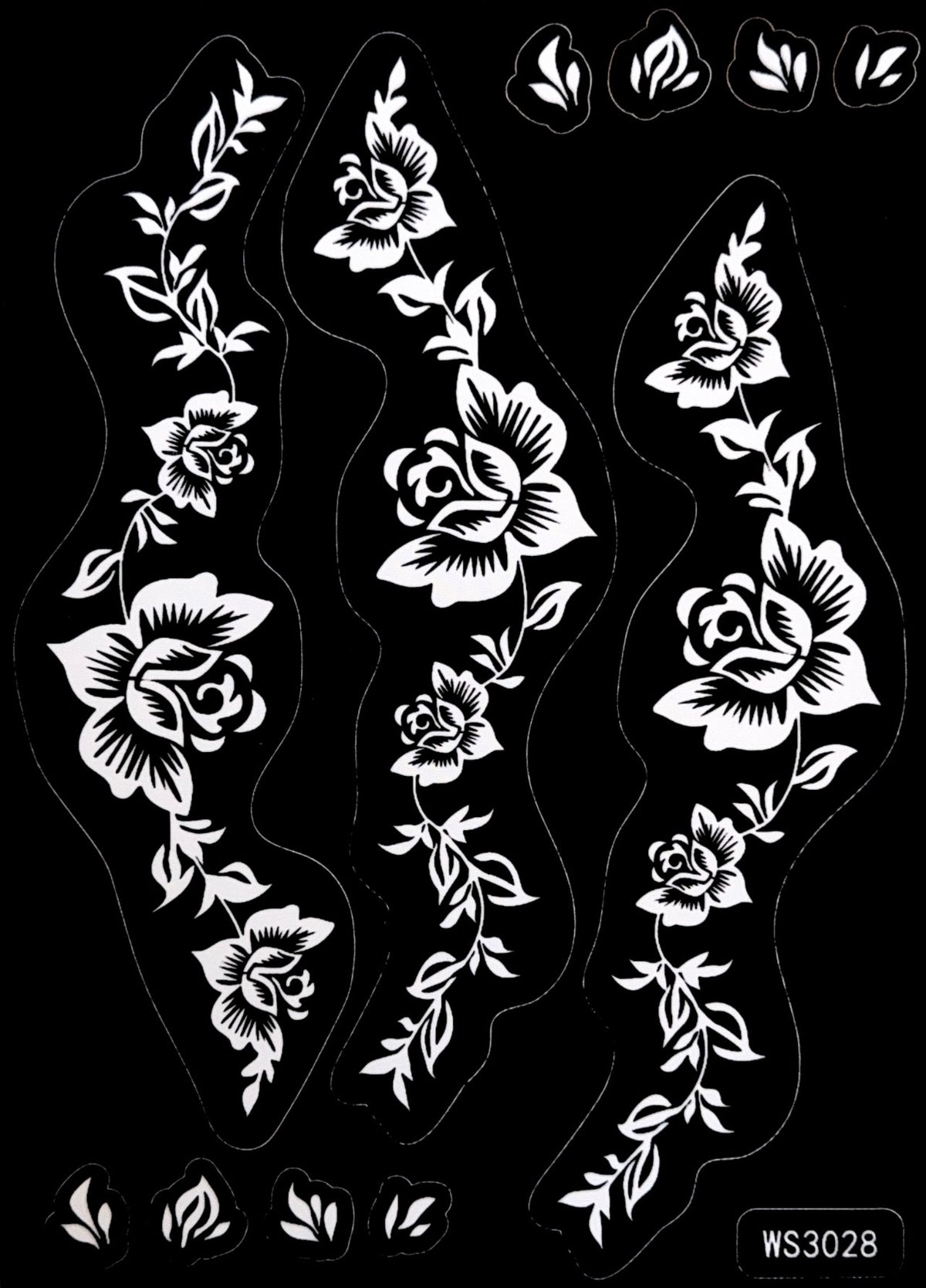 Henna Stencil WS3028