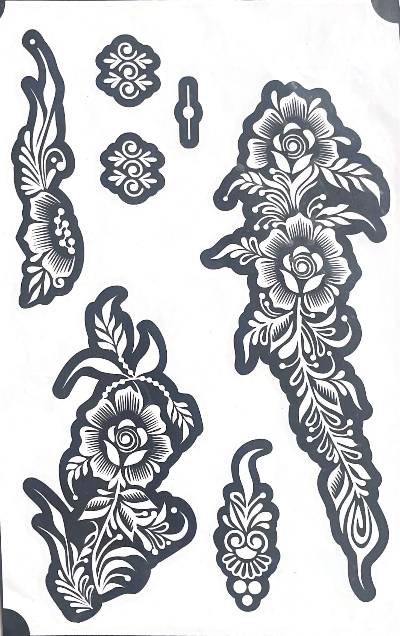 Henna Stencil Calm