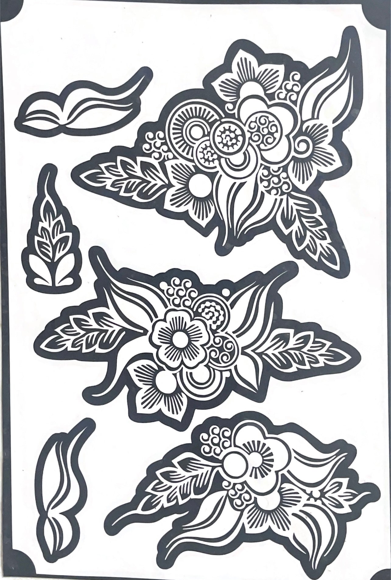 Henna Stencil Lavender