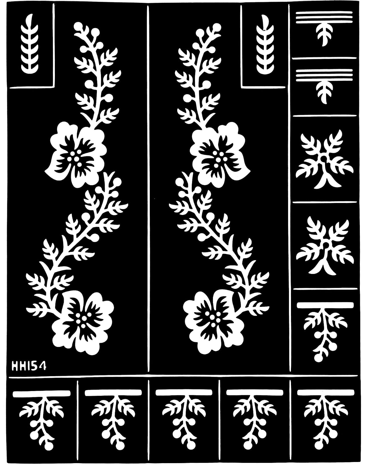 Henna Stencil Honor