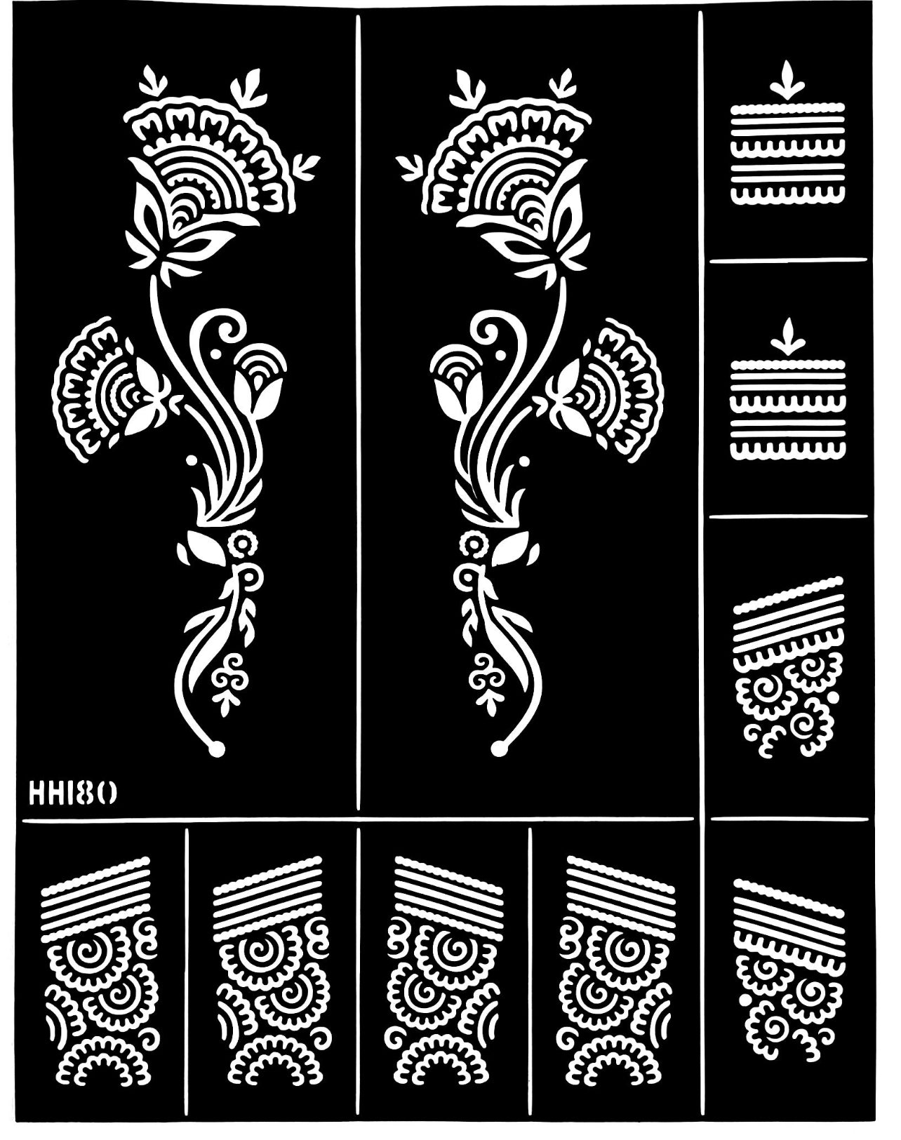 Henna Stencil Wribby