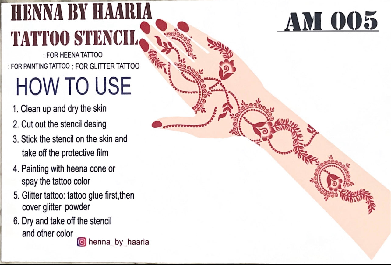 Henna Stencil Wavoro