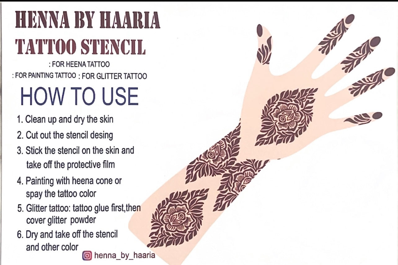 Henna Stencil Passion
