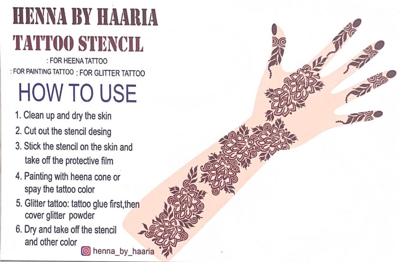 Henna Stencil Rustic