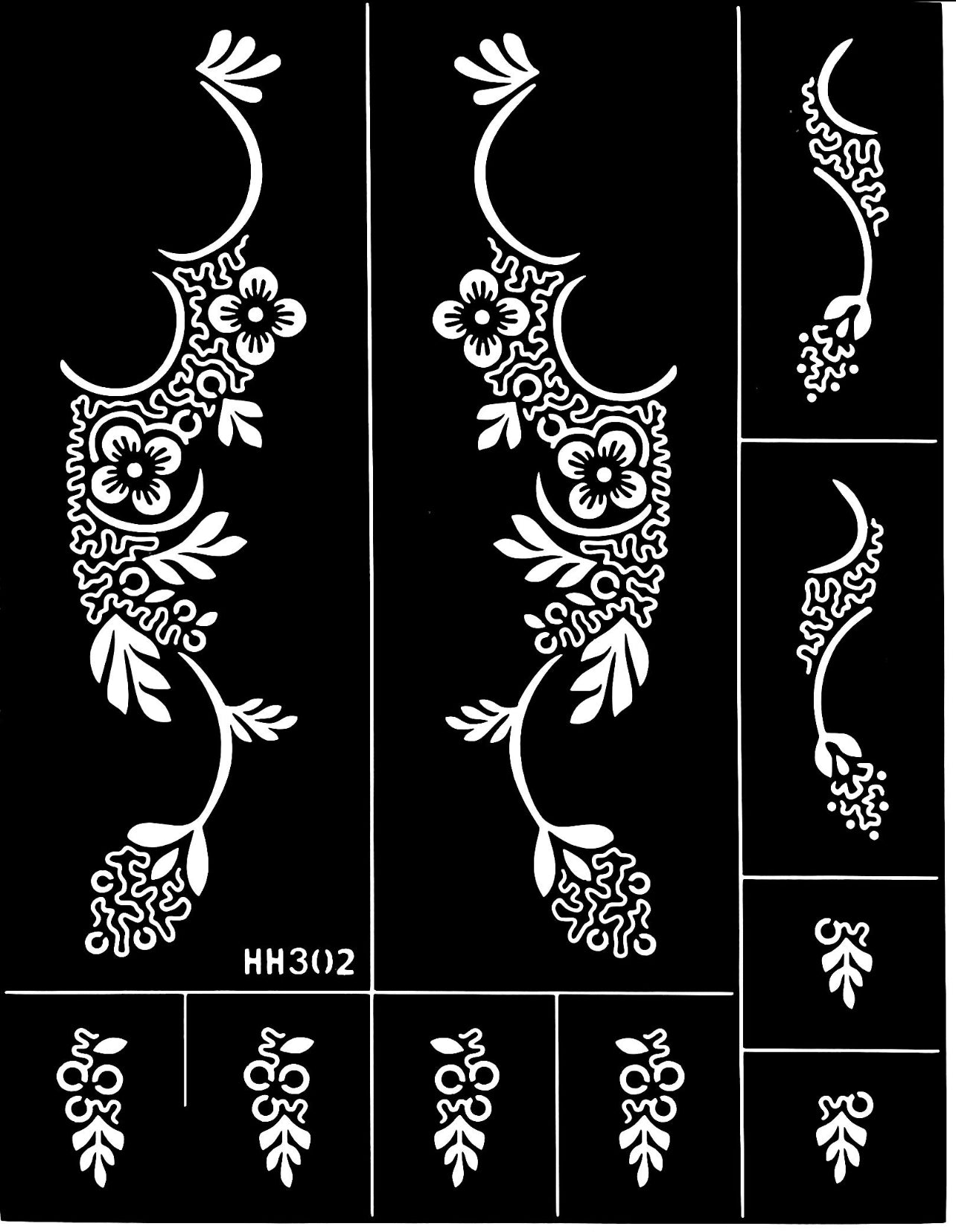 Henna Stencil Omgees