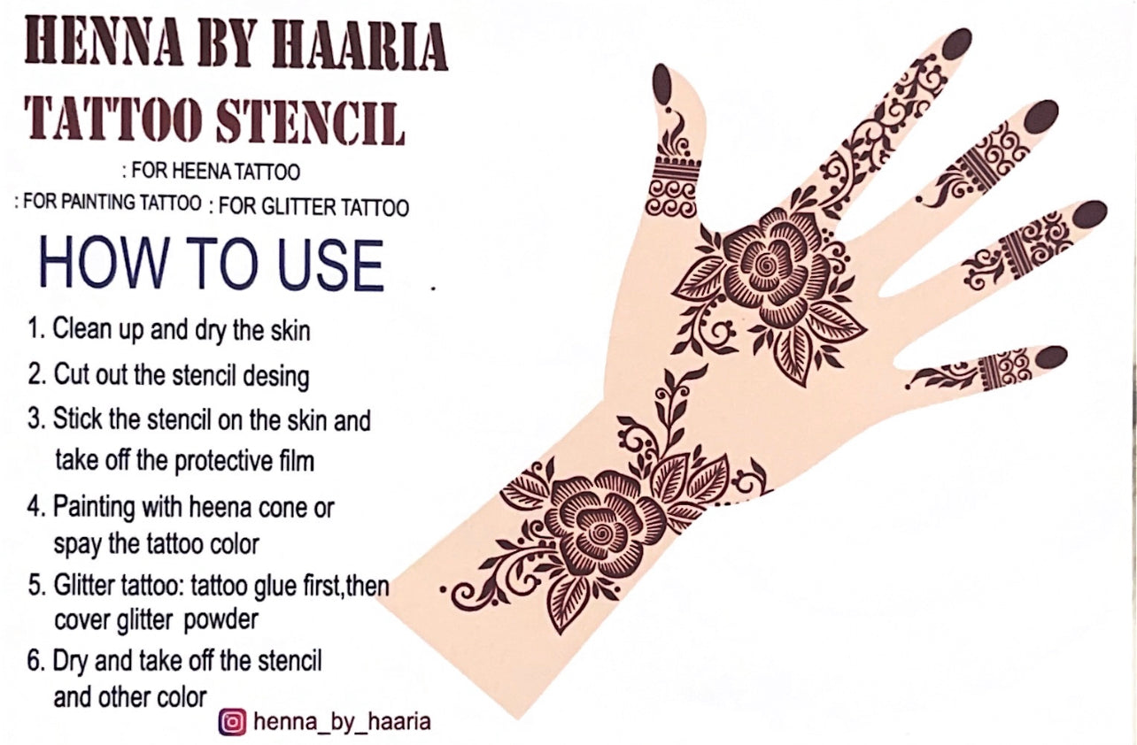 Henna Stencil Krubio