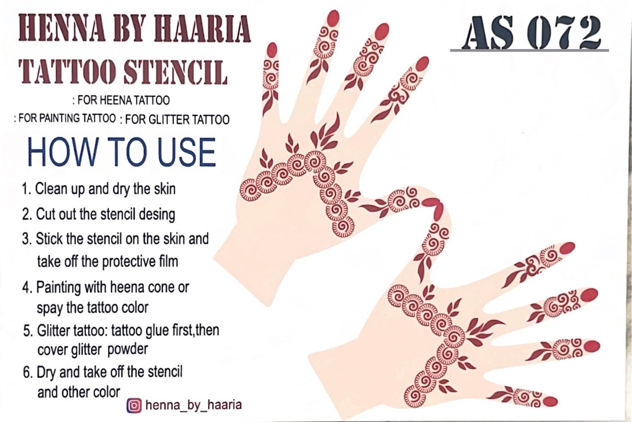 Henna Stencil Infernius