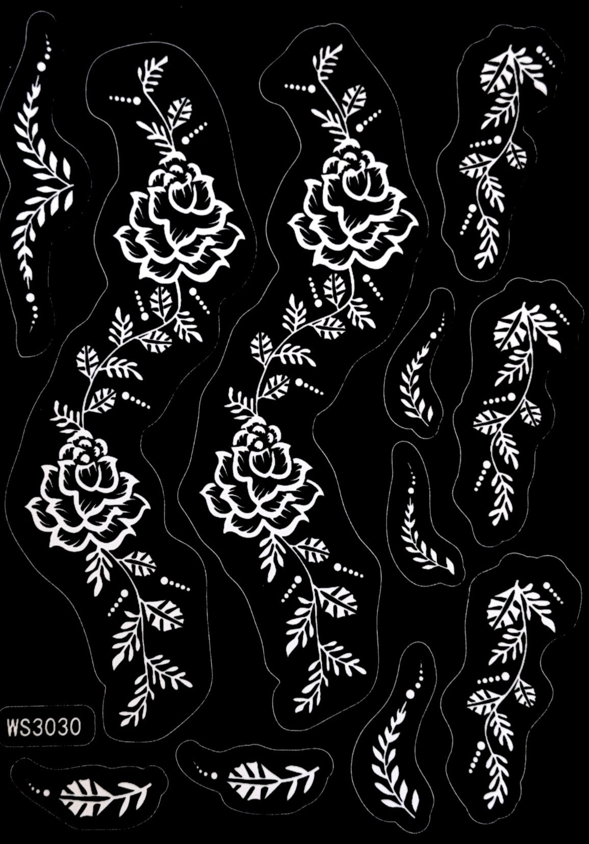 Henna Stencil WS3030
