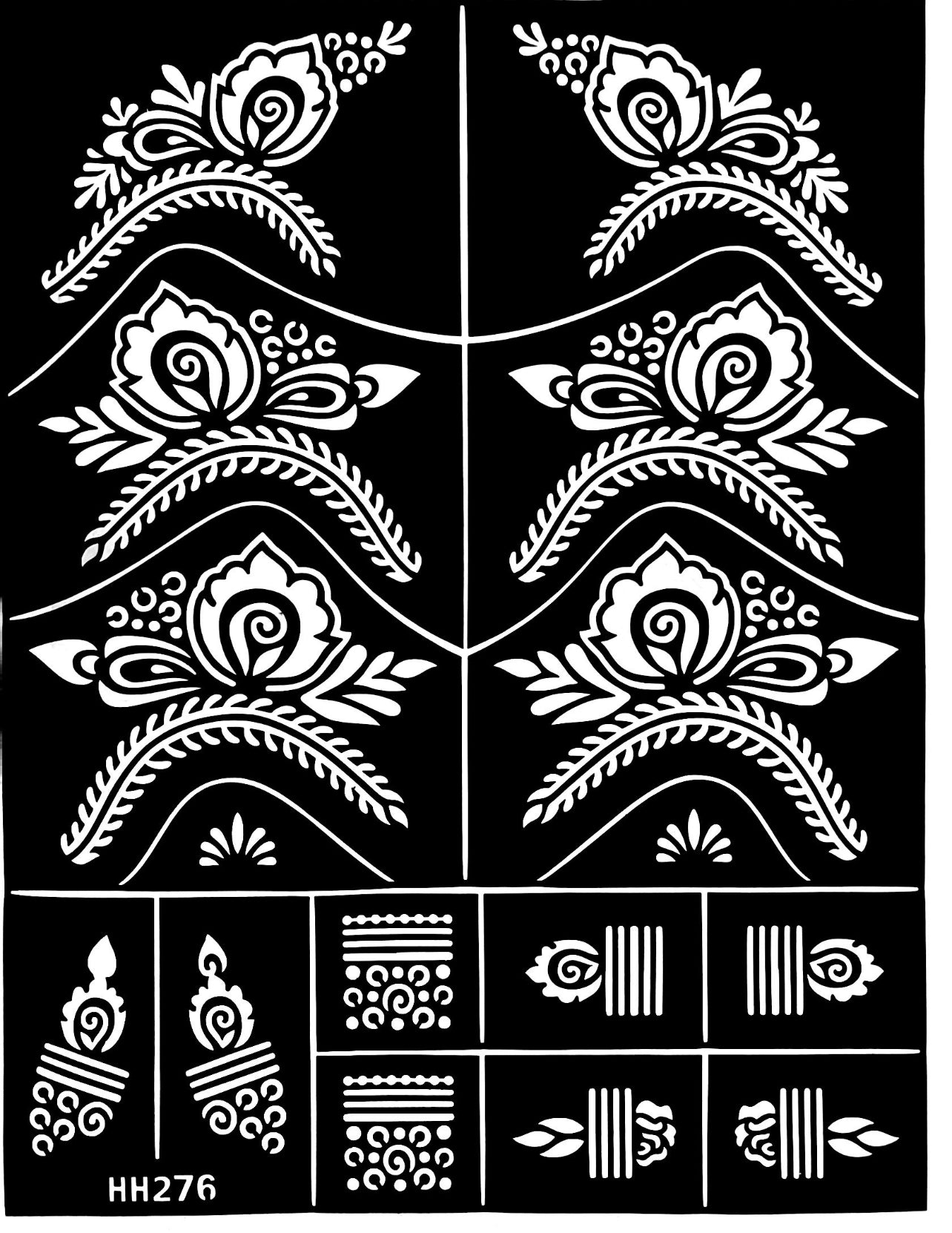 Henna Stencil Gooseberry
