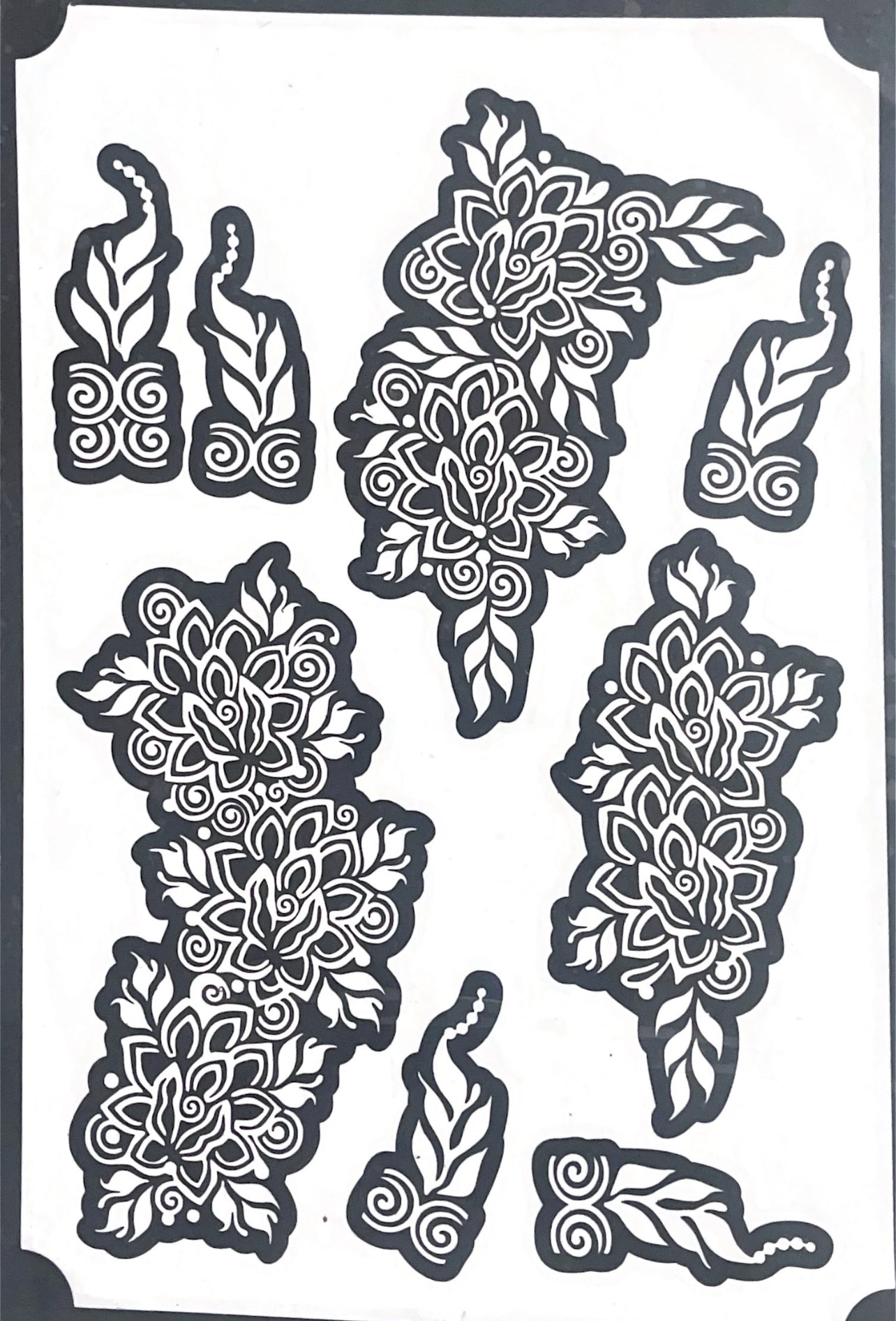 Henna Stencil Rustic