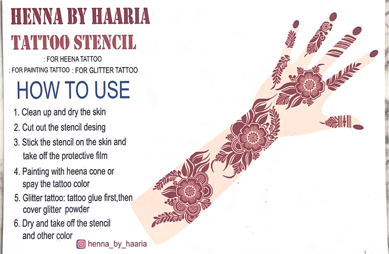 Henna Stencil Zomaga