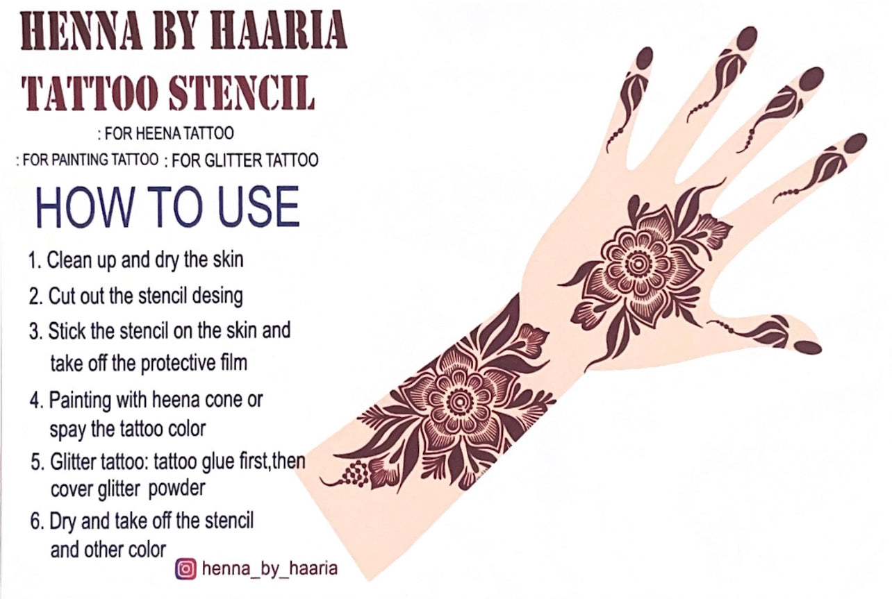 Henna Stencil Stagros