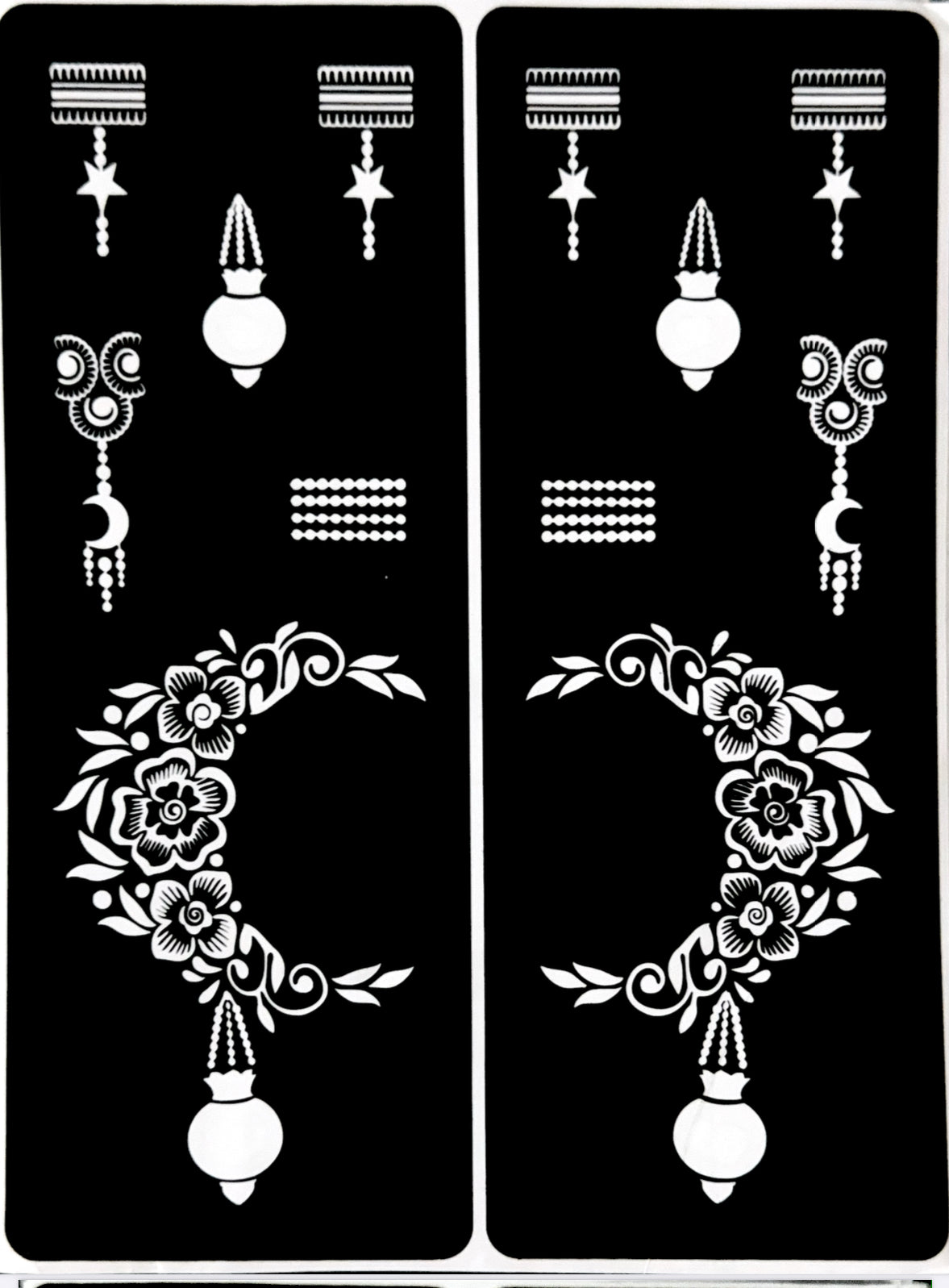 R03 Henna Stencil