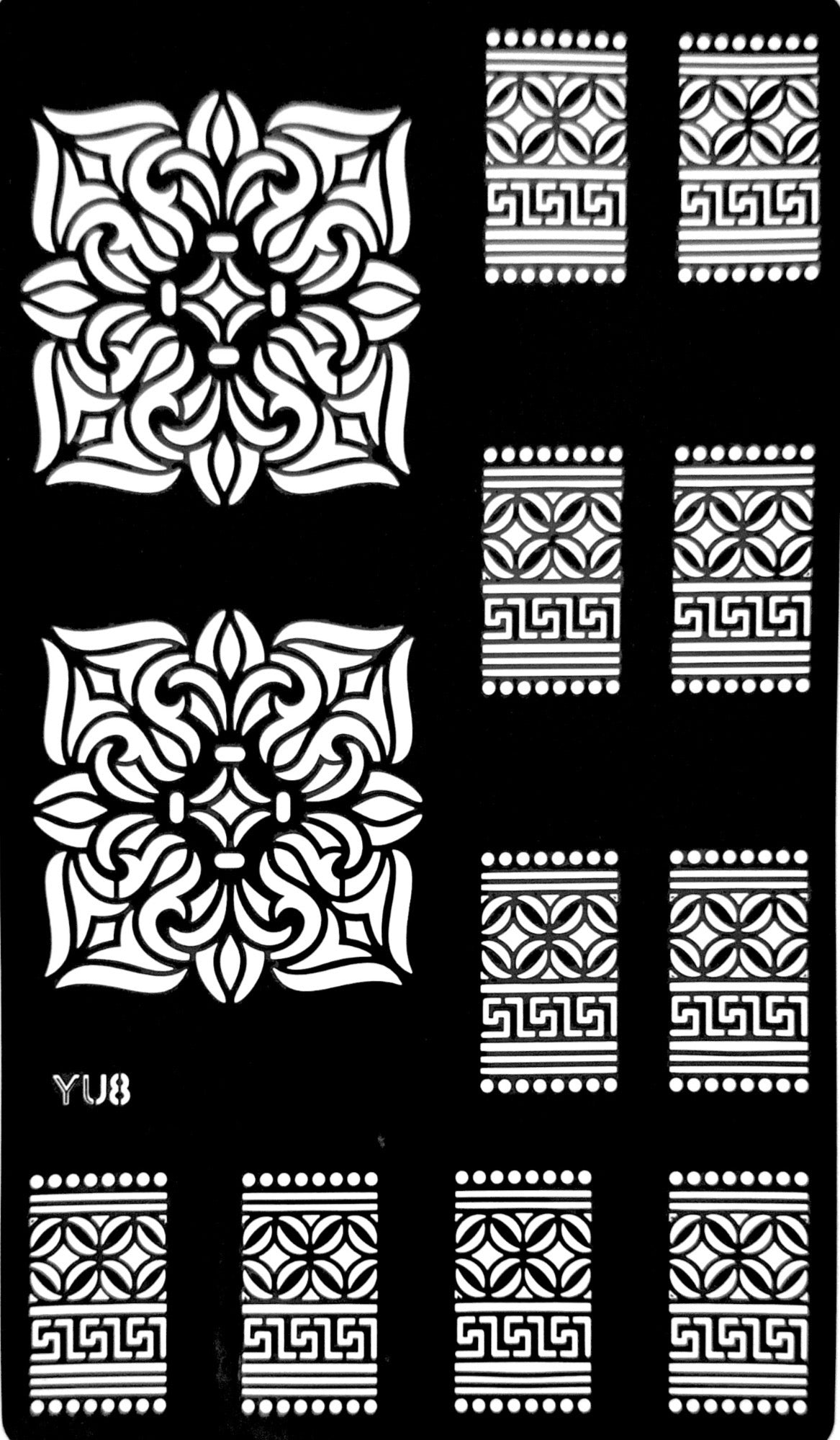 Henna stencil YU8