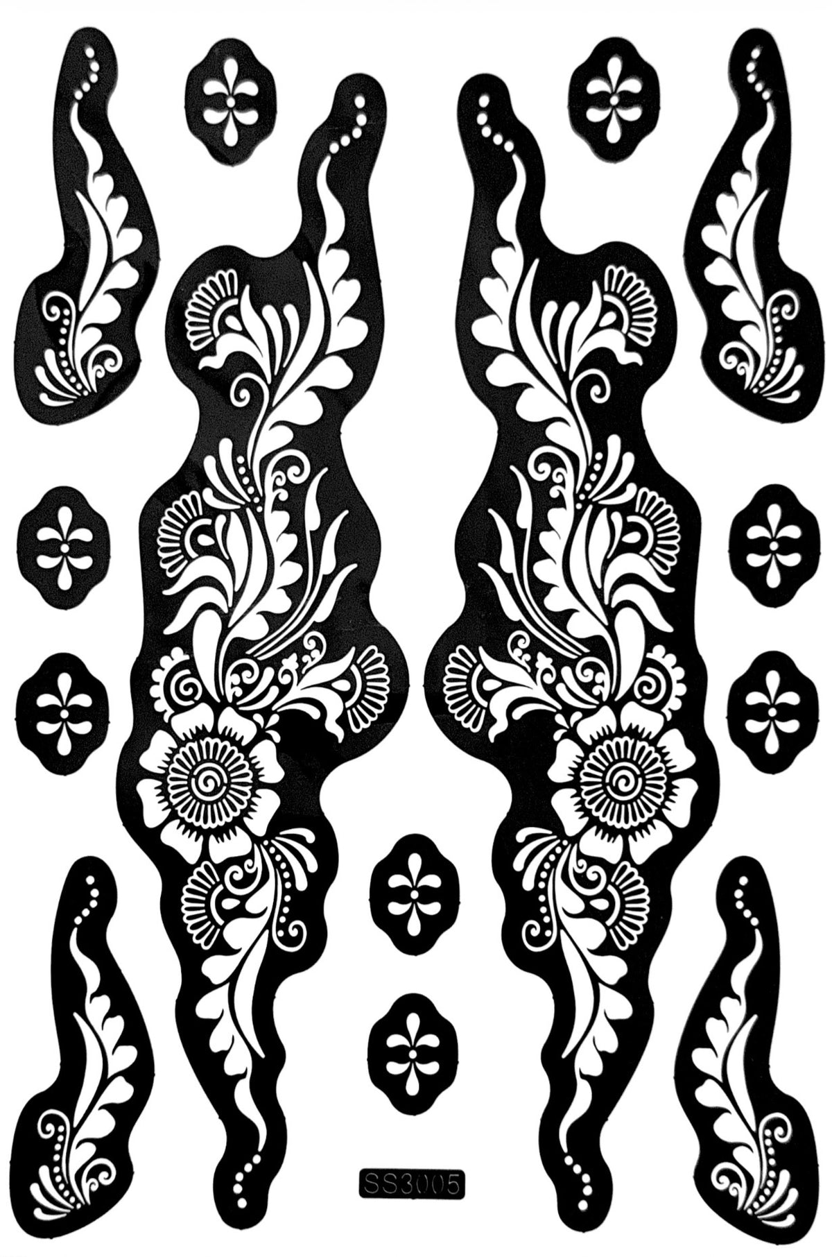 Henna Stencil SS3005