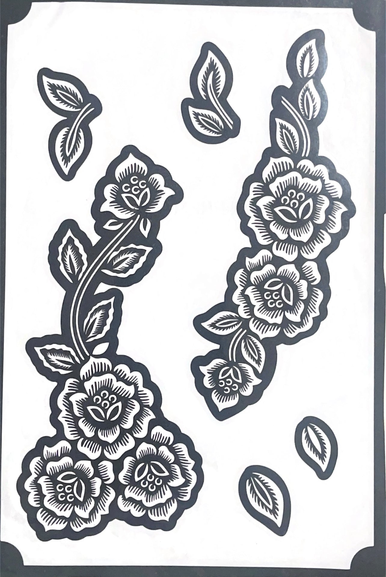 Henna Stencil Elegant