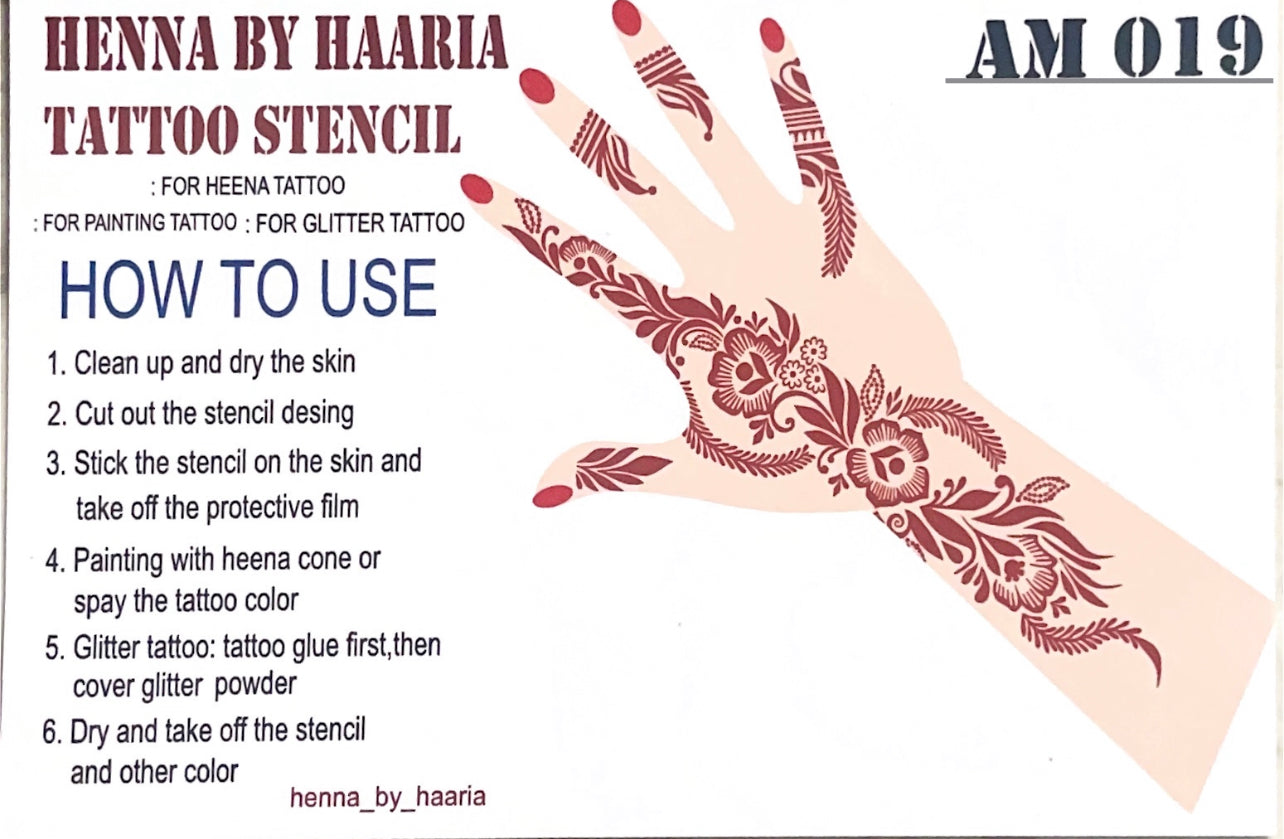 Henna Stencil Garcie