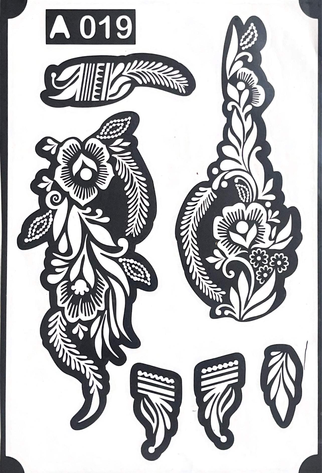 Henna Stencil Garcie