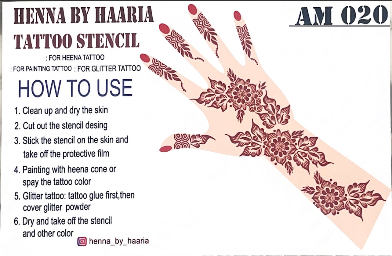 Henna Stencil Hexions