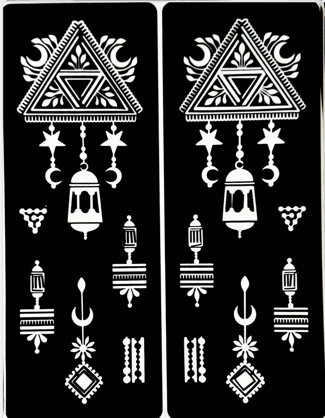 RO6 Henna Stencil