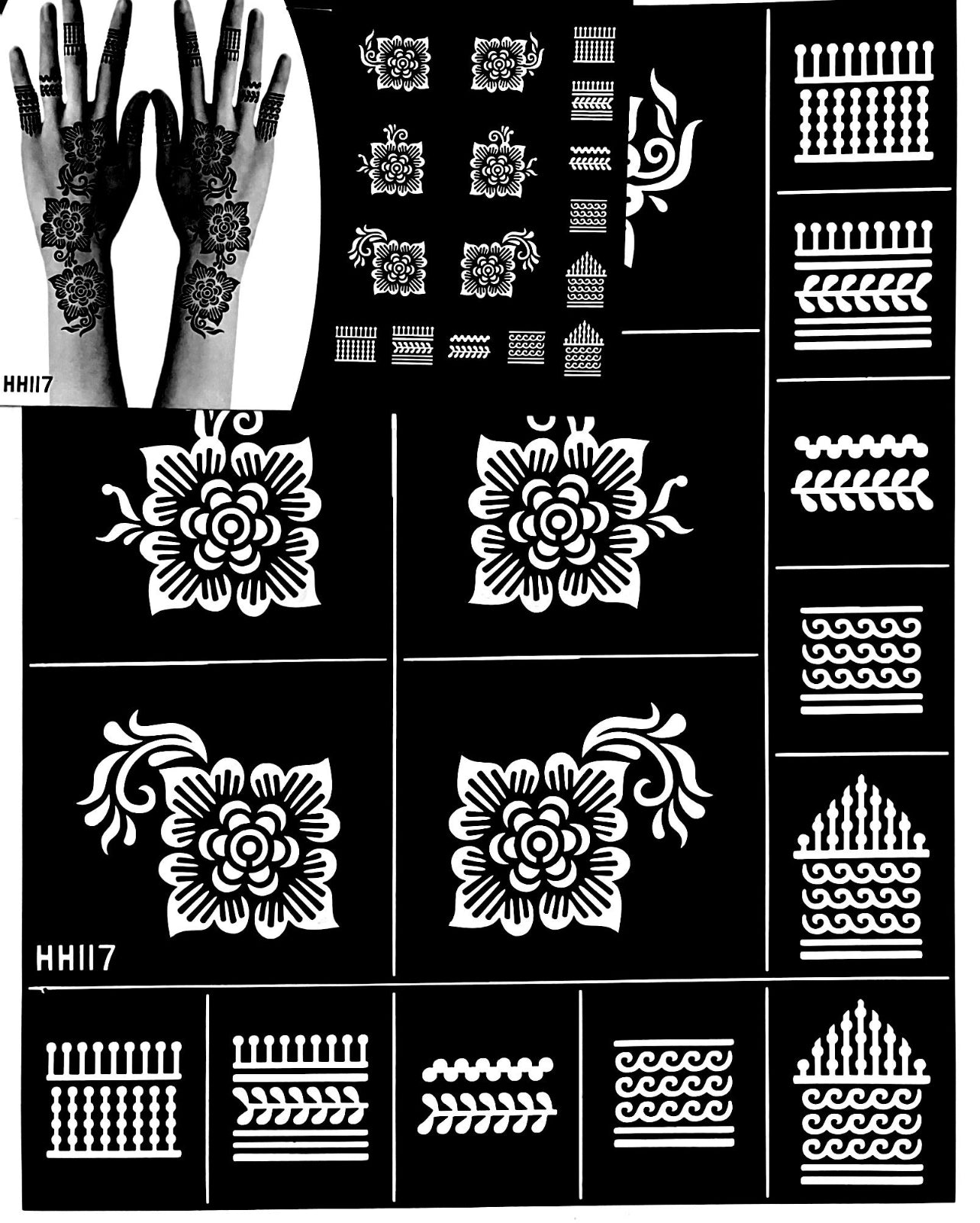 Henna Stencil Patch