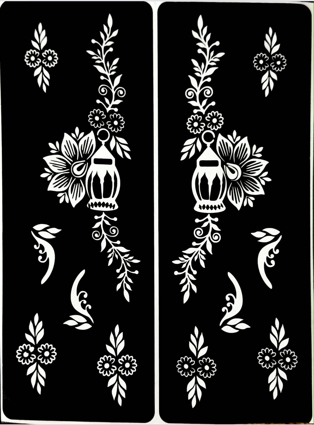 R10 Henna Stencil
