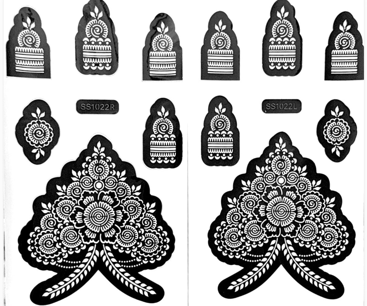 Henna Stencil S1022