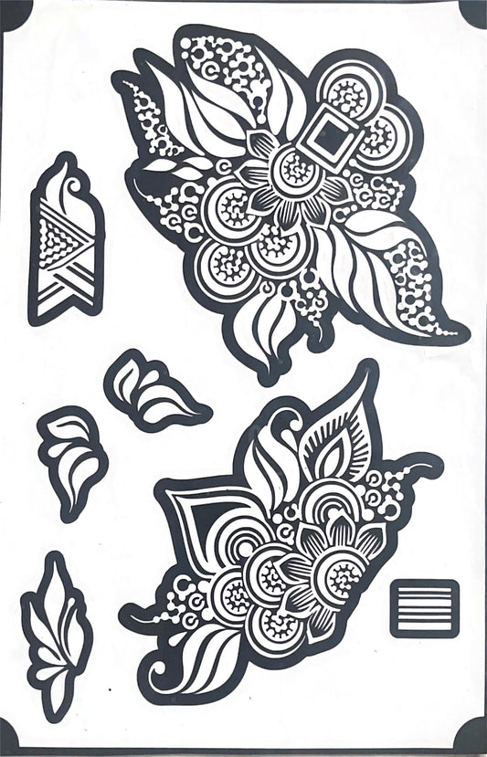 Henna Stencil Glamor