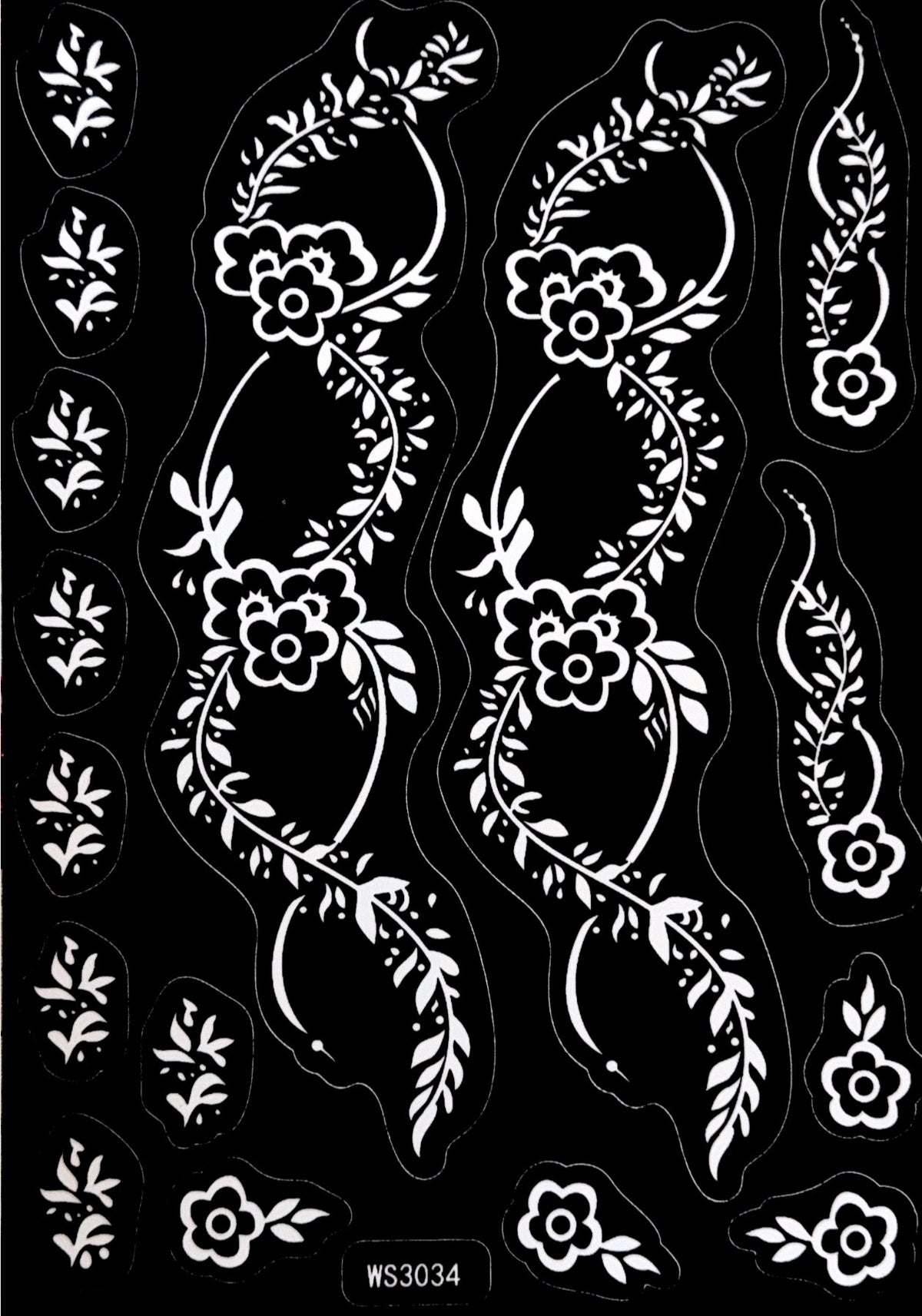 Henna Stencil WS3034