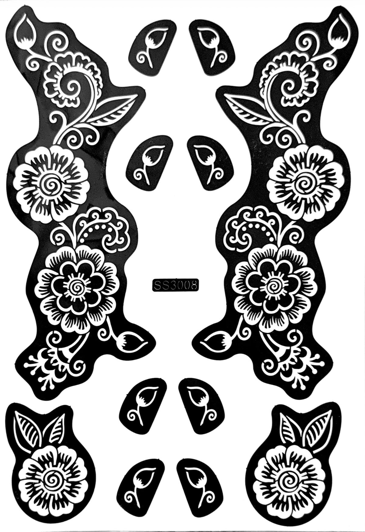 Henna Stencil SS3008