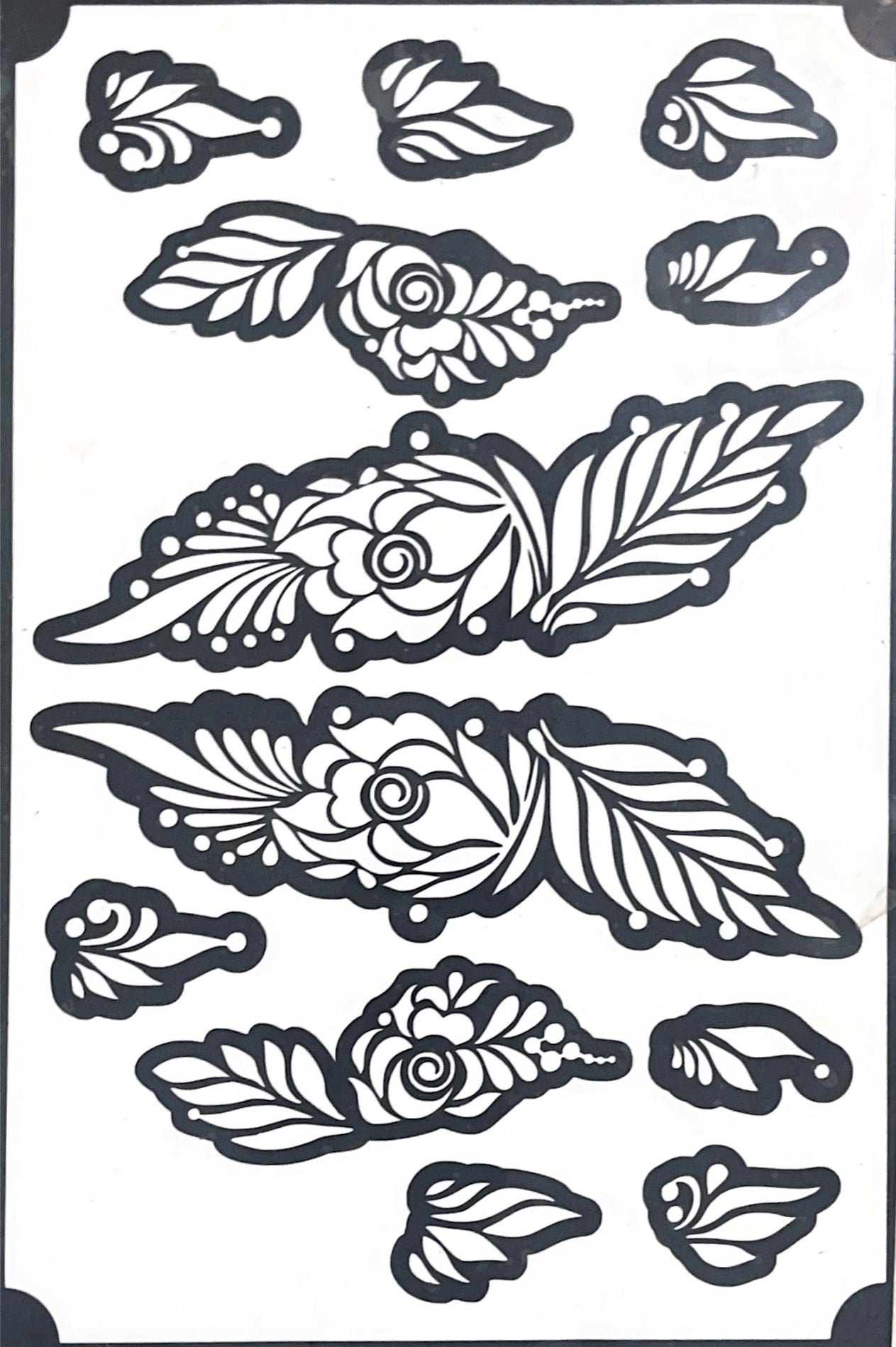 Henna Stencil Zookis