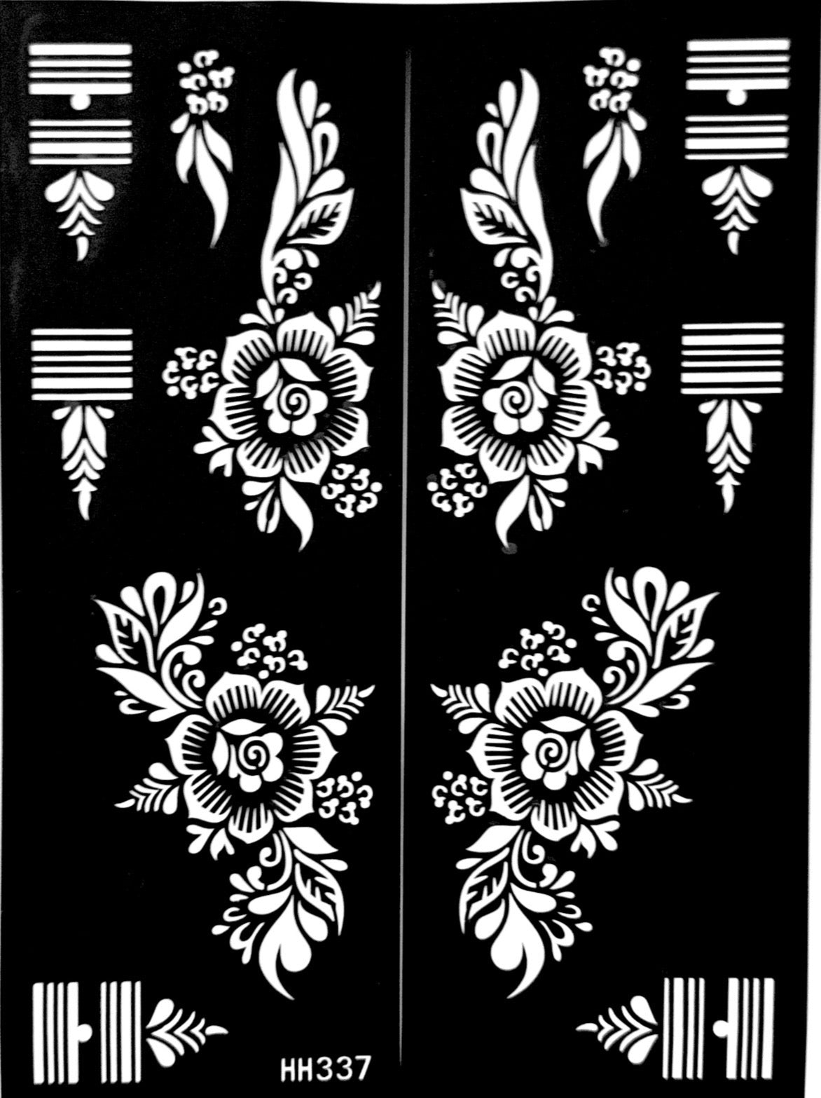 Henna stencil HH337