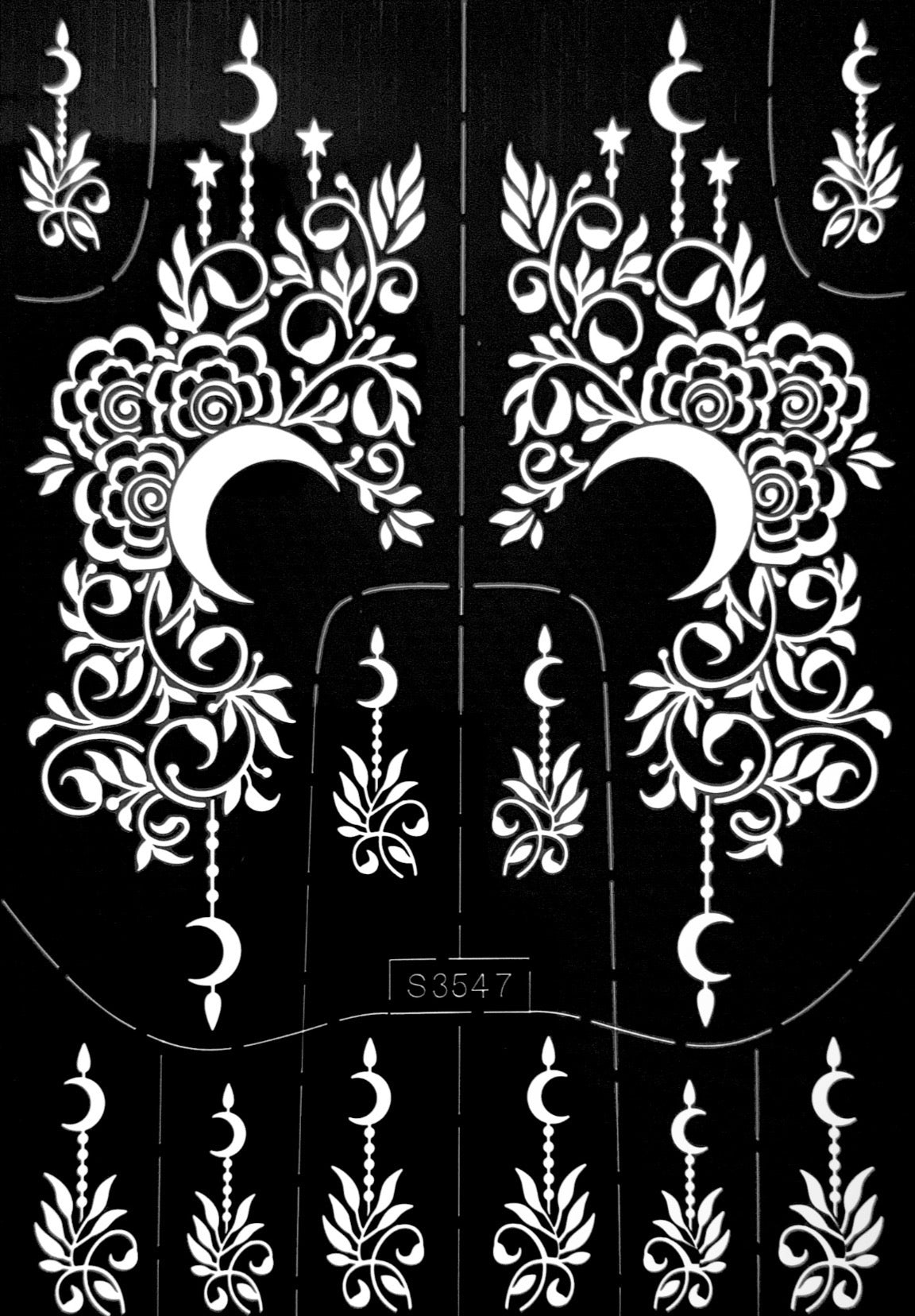 Henna Stencil S3547