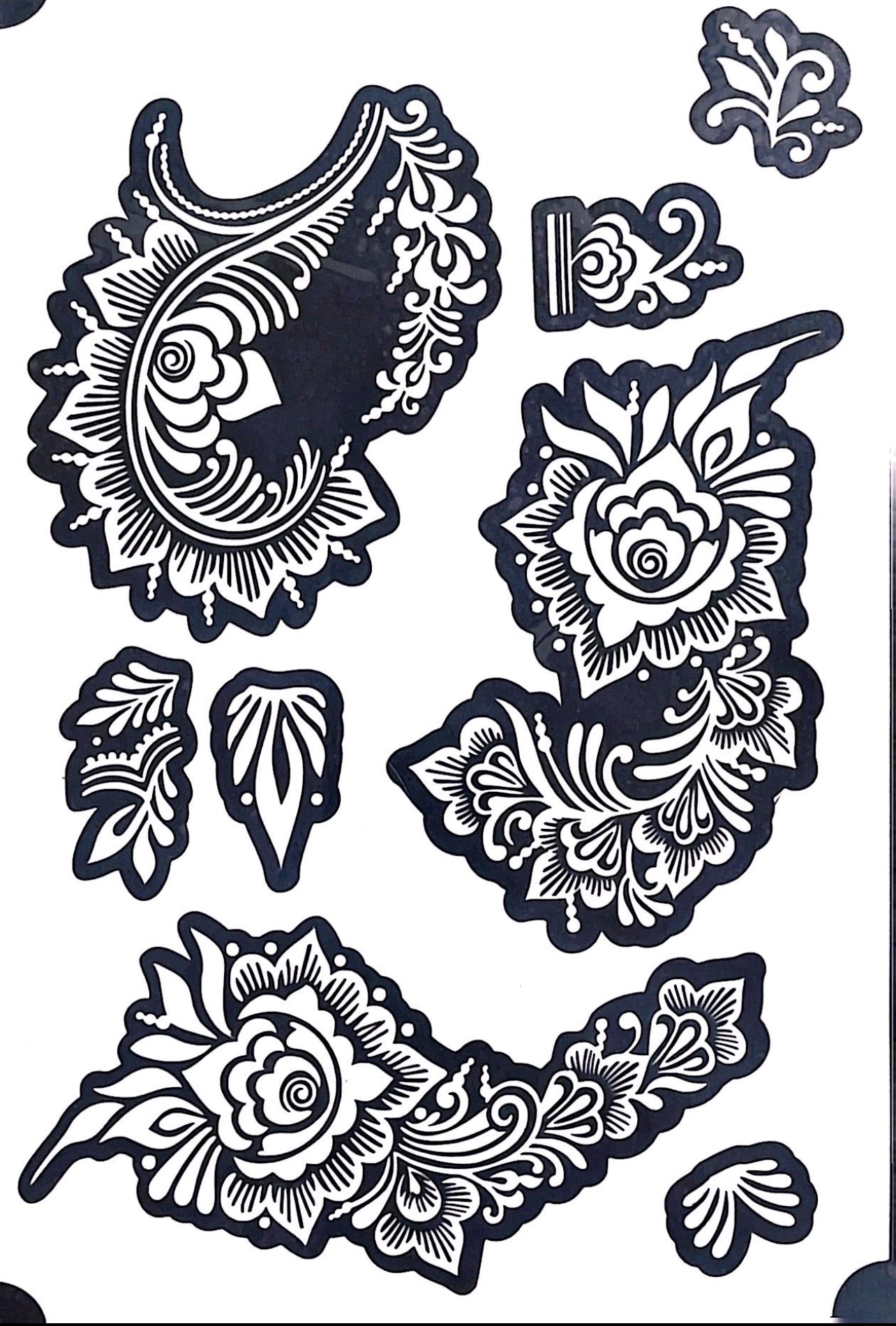 Henna Stencil Aranaya
