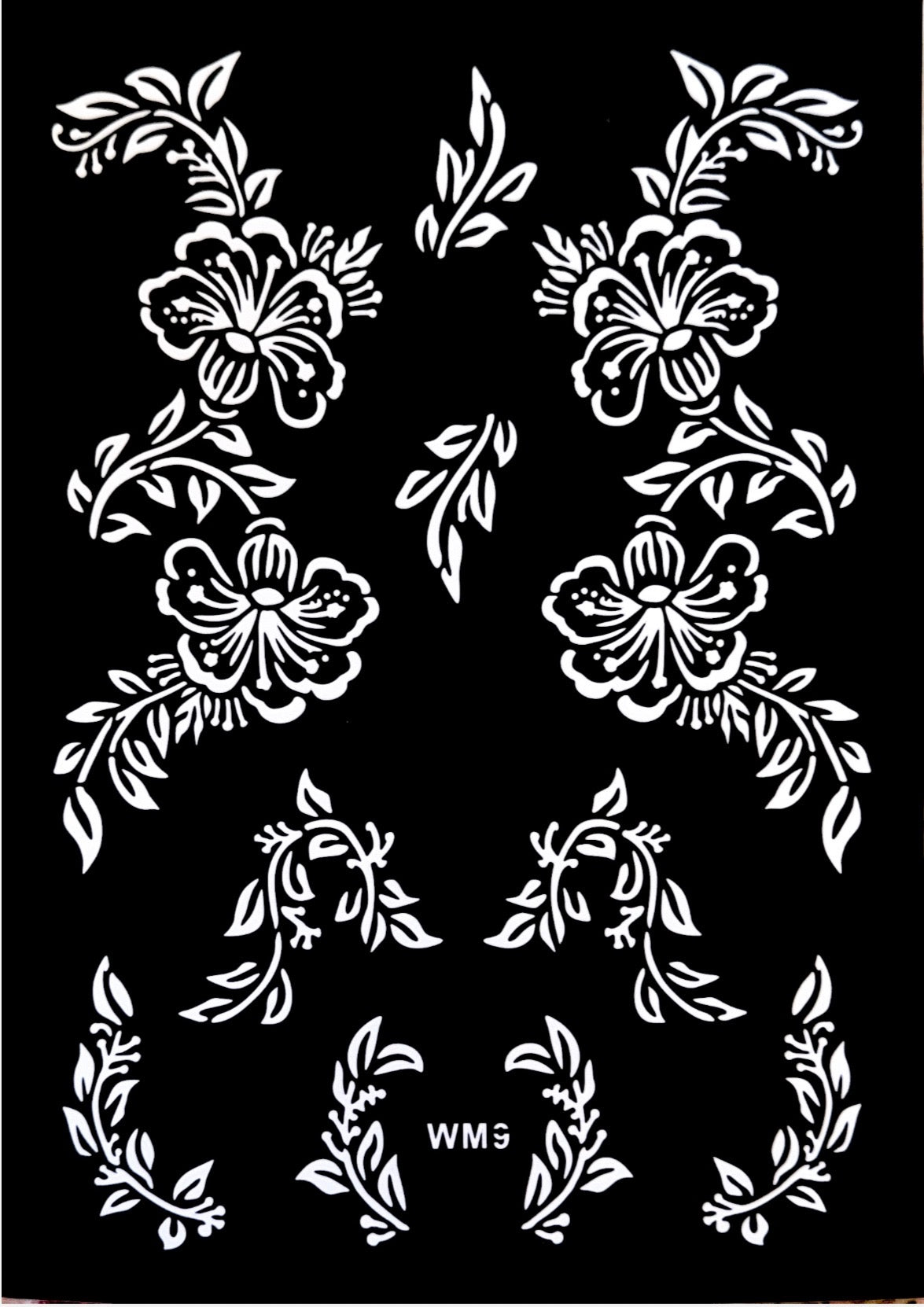 Henna Stencil WM9