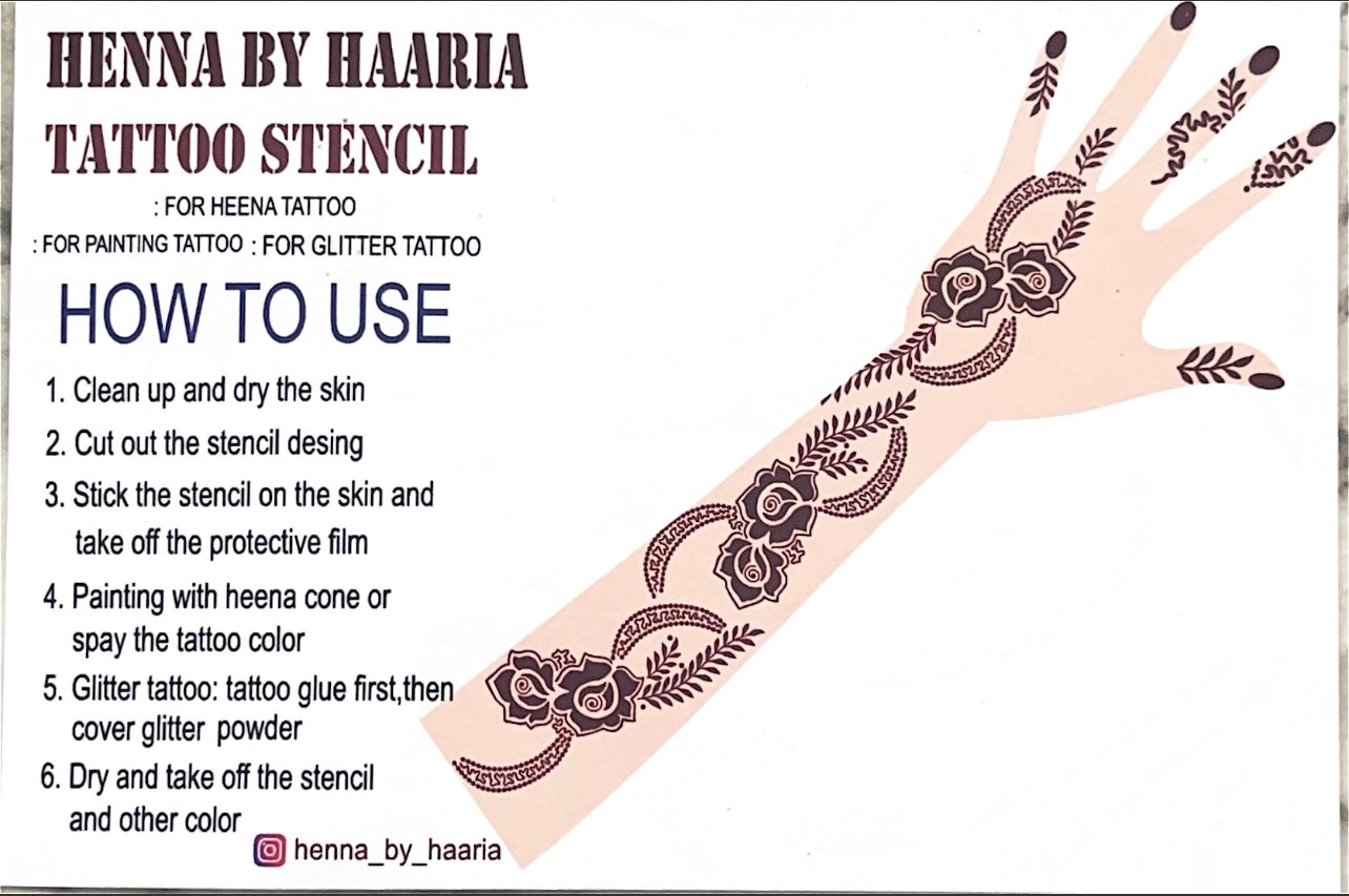 Henna Stencil Fumish